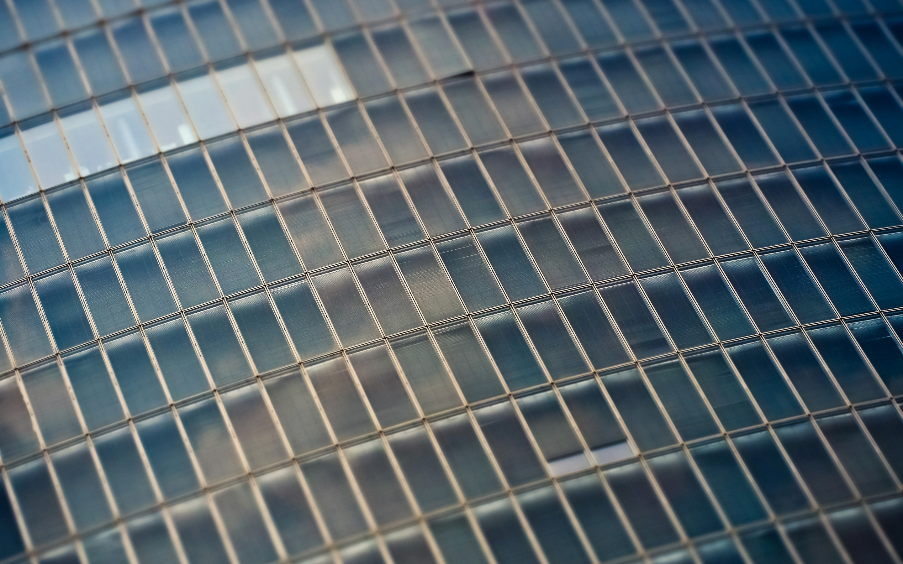Glass window, facade, buildings, grid, architecture, 2880x1800 wallpaper