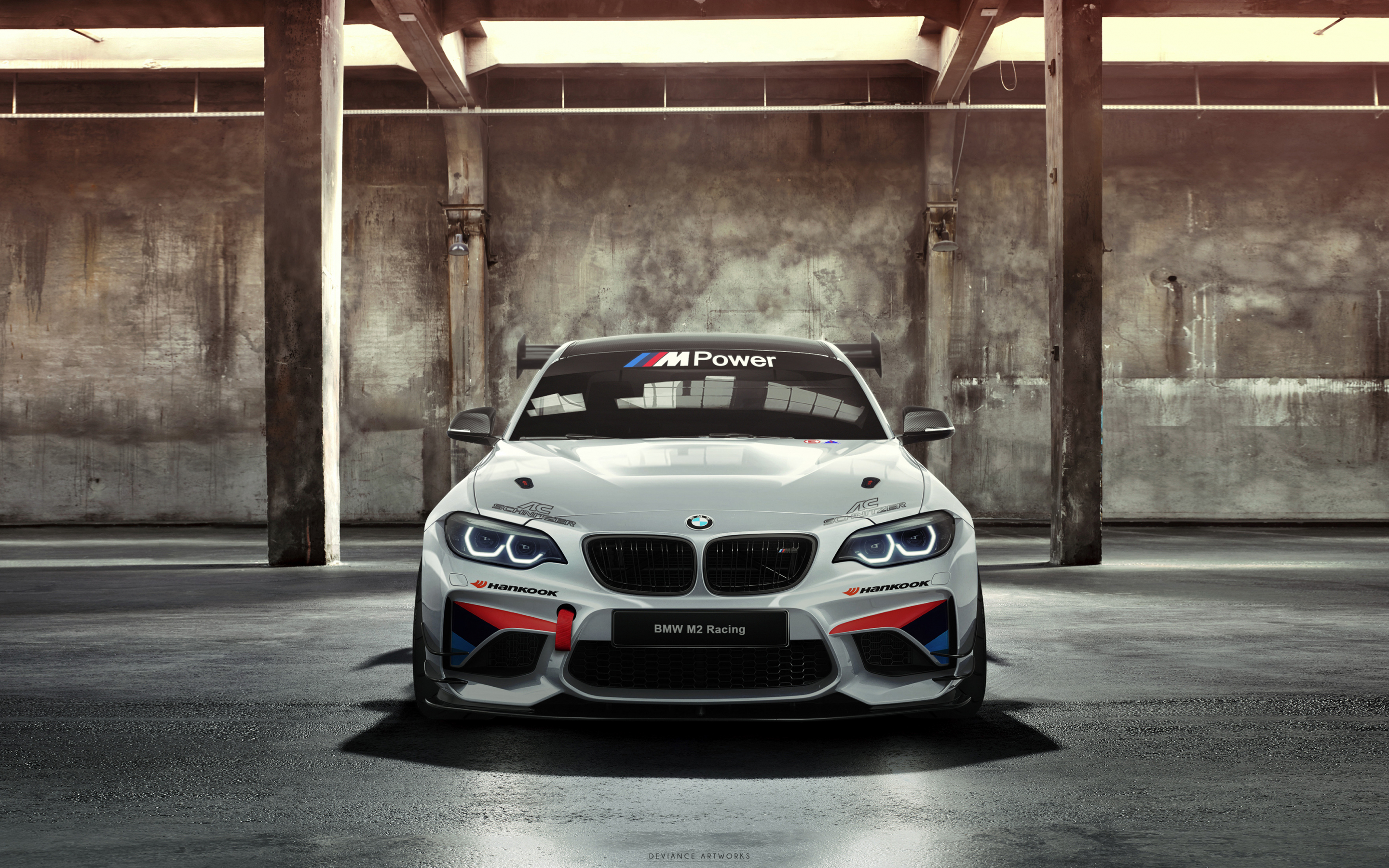 BMW M235i Racing Cup, AC Schnitzer, Racing car, front, 2880x1800 wallpaper