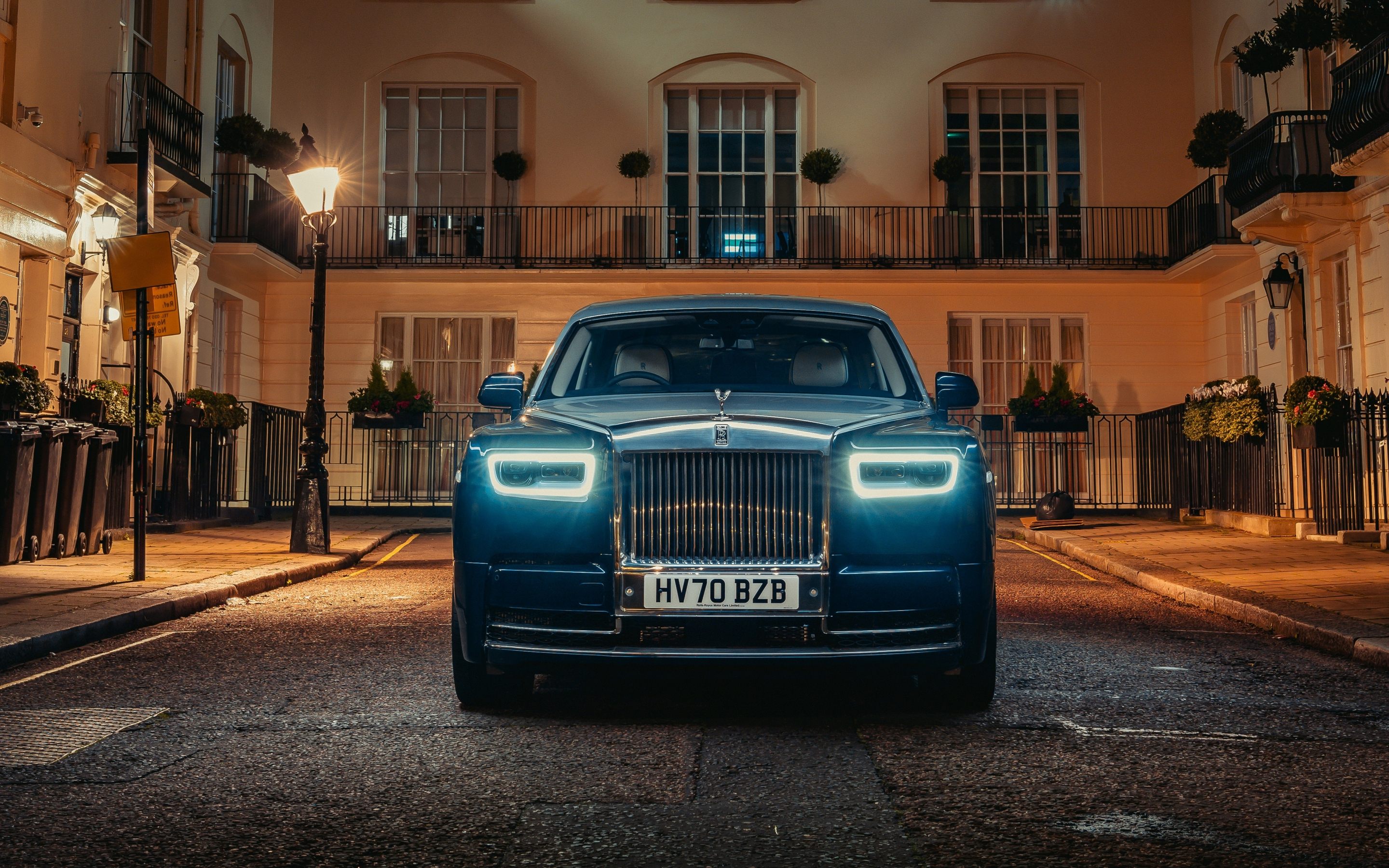 Rolls-Royce Phantom, luxurios blue car, 22, 2880x1800 wallpaper