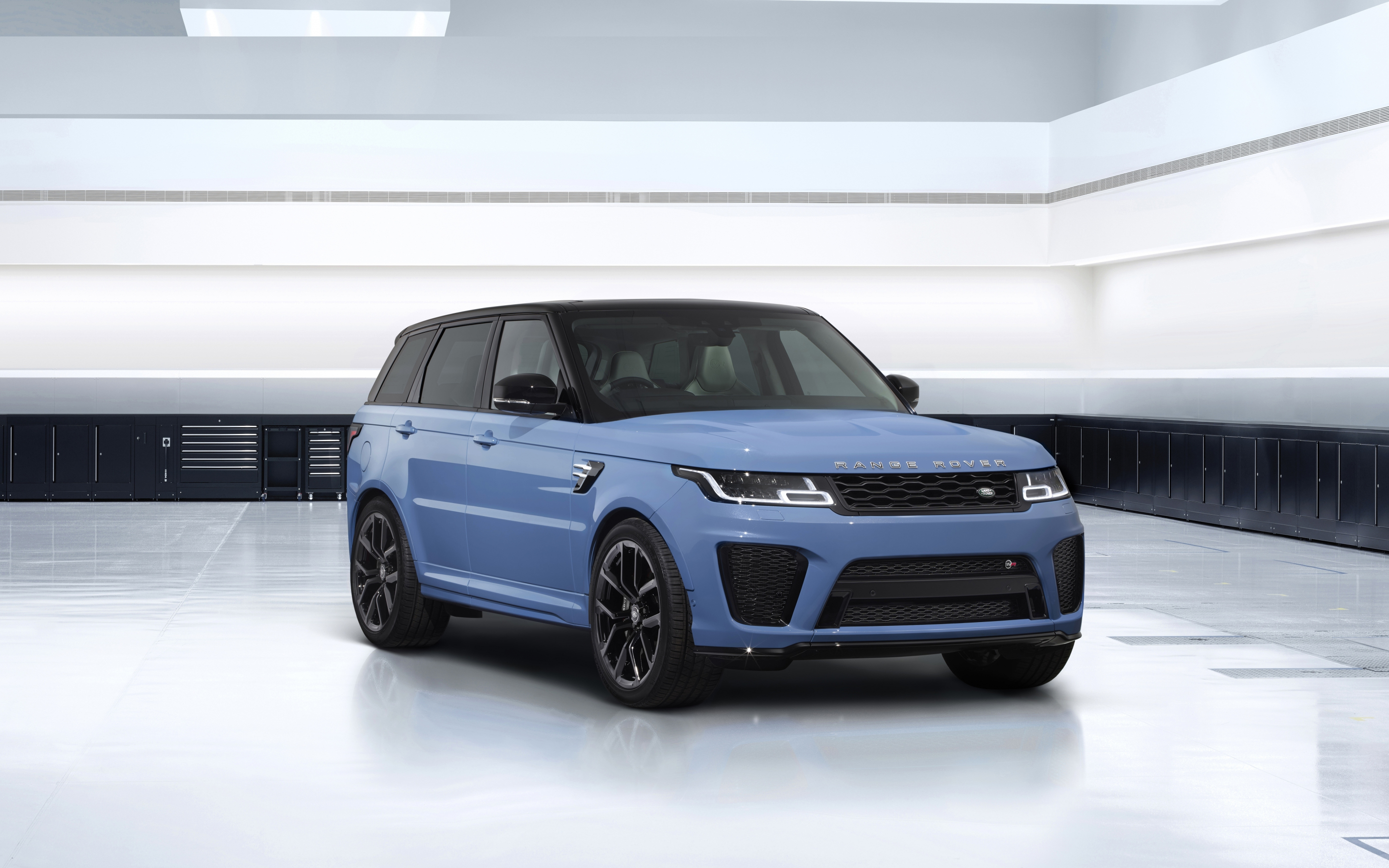 Range Rover Sport SVR, ultimate edition, blue, 2880x1800 wallpaper