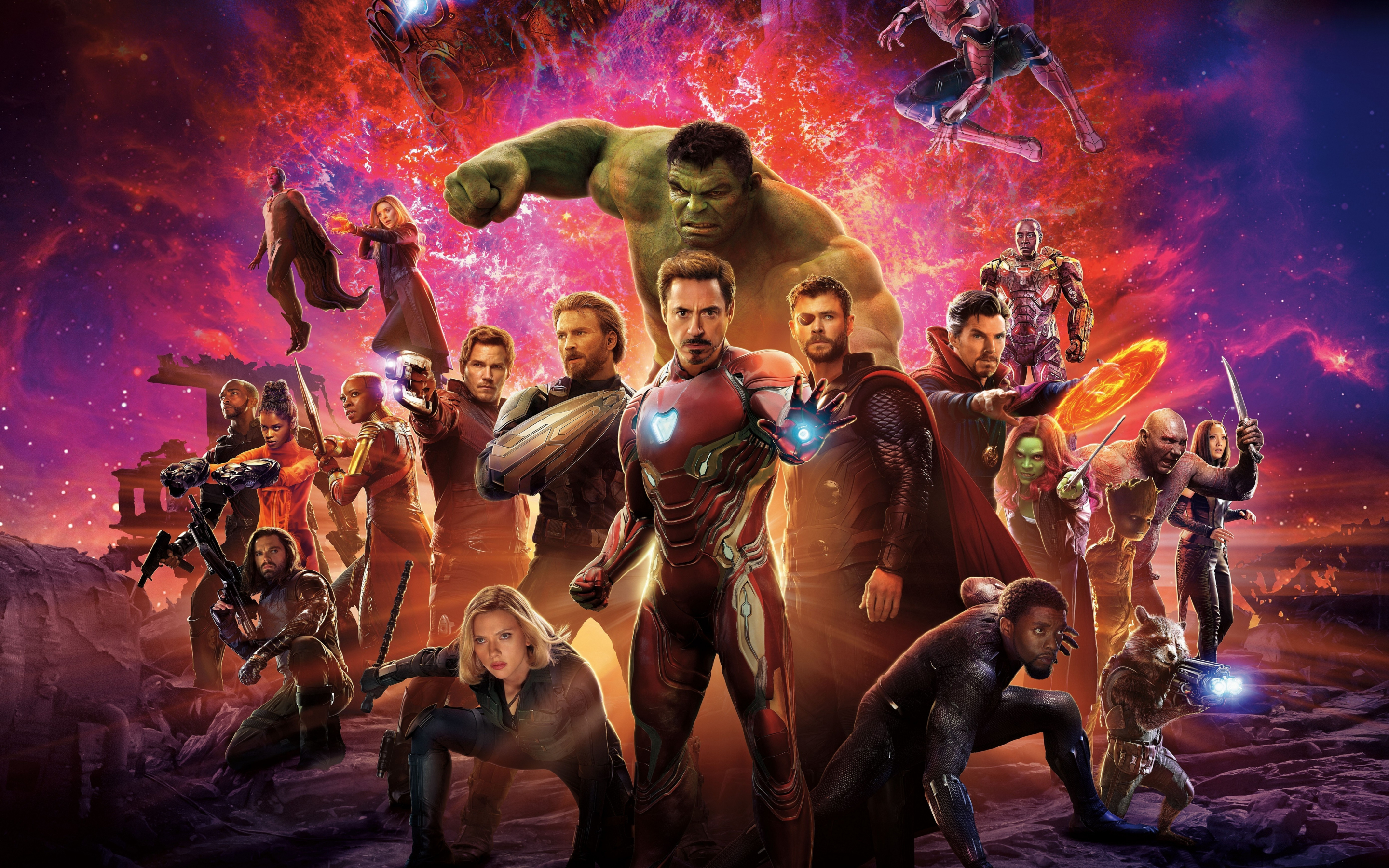 Avengers: infinity war, movie, poster, international, 2880x1800 wallpaper