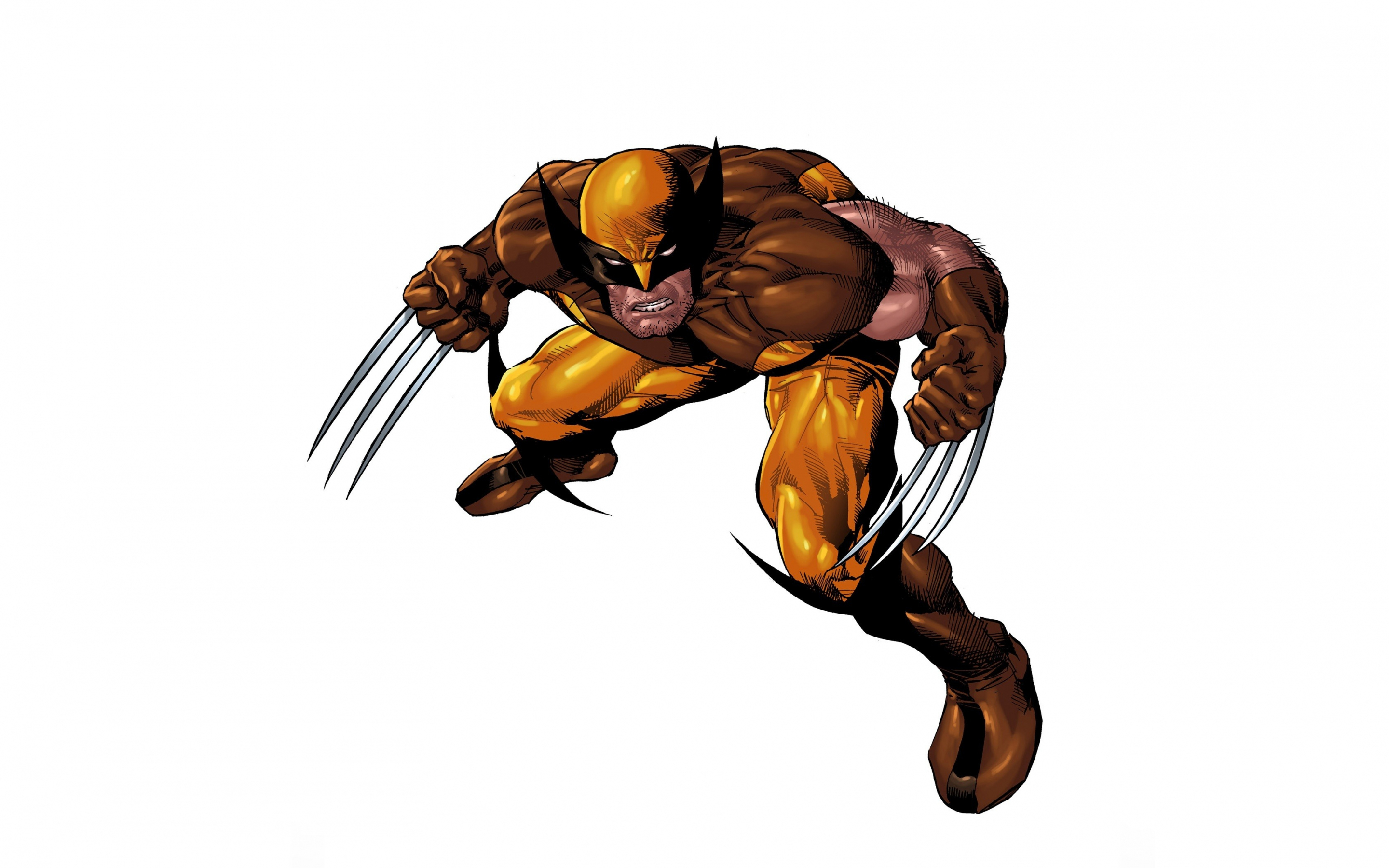 Wolverine, x-men, minimal, marvel comics, superhero, 2880x1800 wallpaper