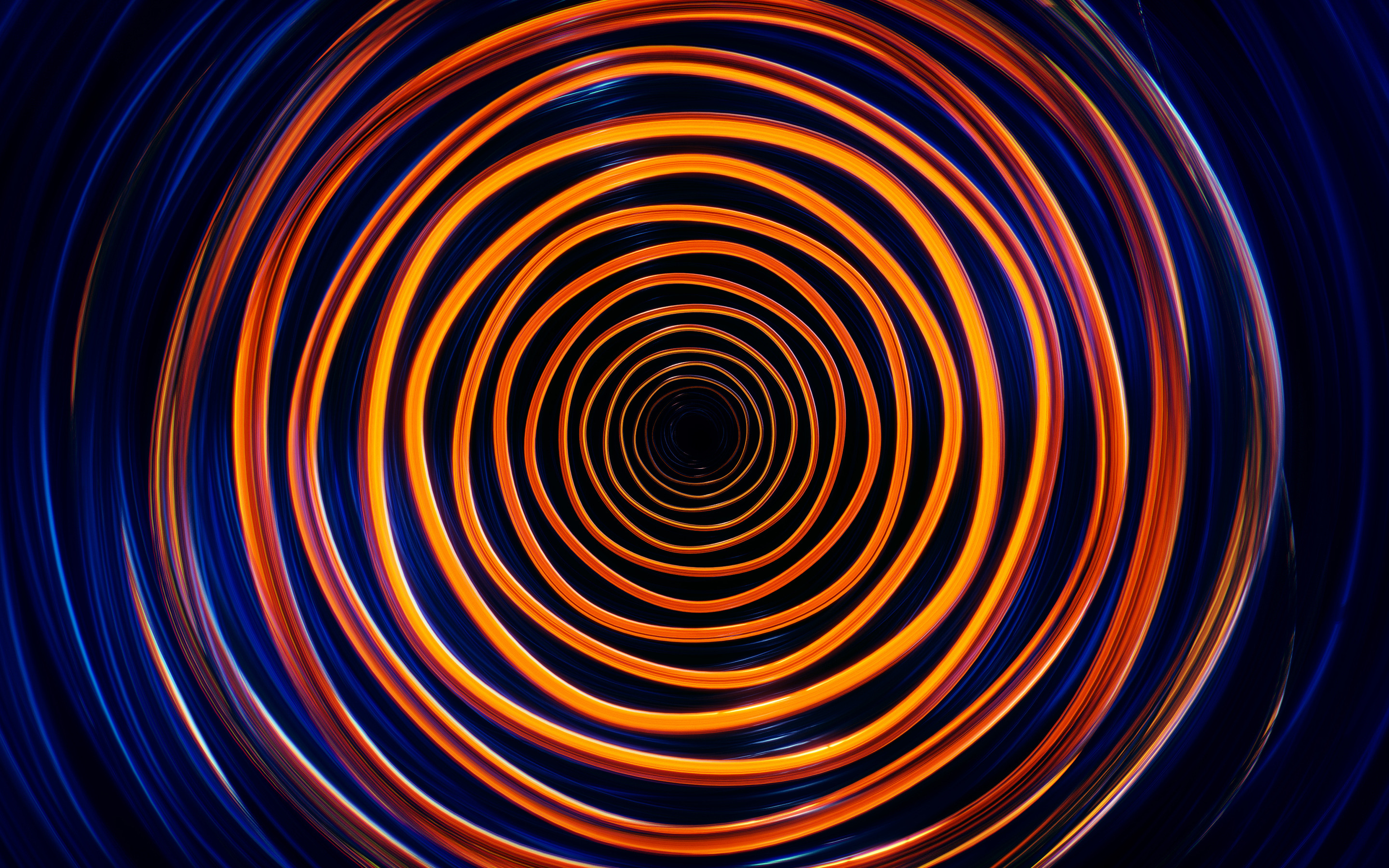Spiral waves, abstract, 2880x1800 wallpaper