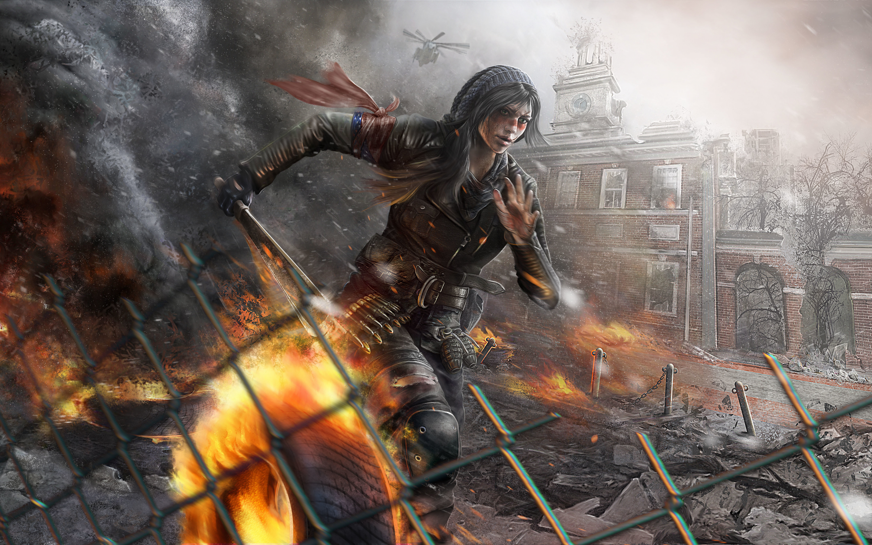 Homefront: The Revolution, video game, revolt, 2880x1800 wallpaper