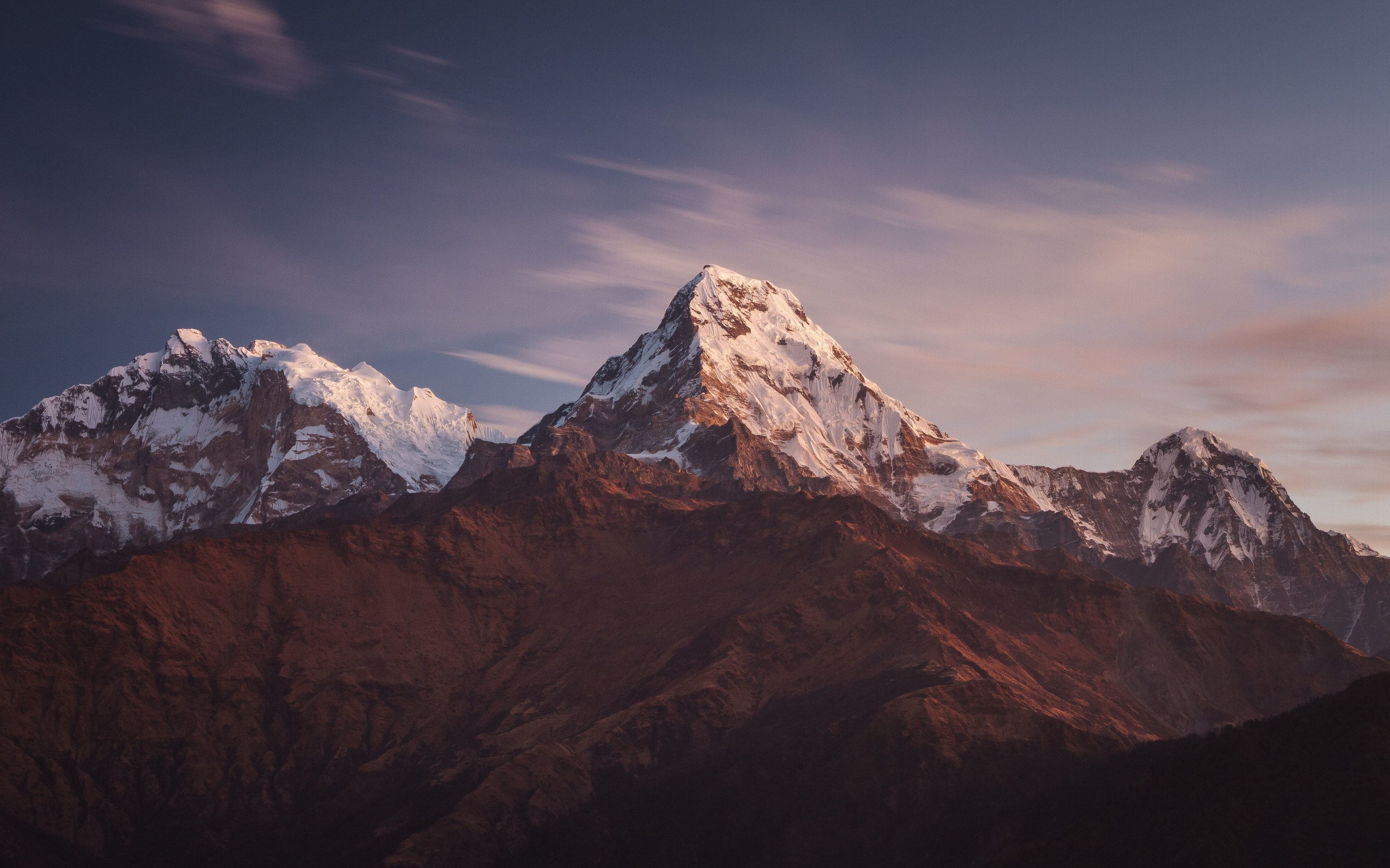 Nepal, mountains, adorable peaks, 2880x1800 wallpaper