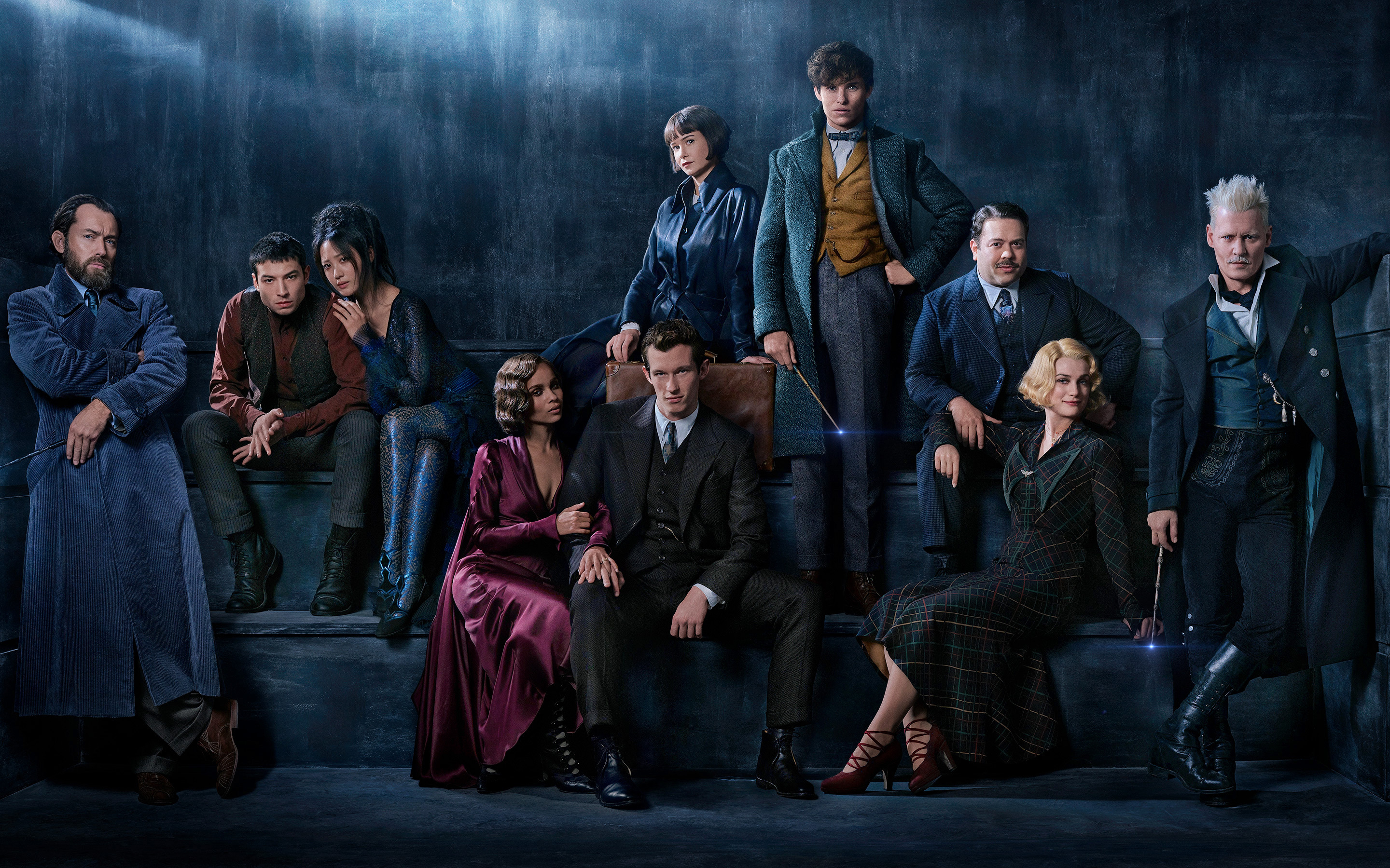 Fantastic Beasts: The Crimes of Grindelwald, 2018 movie, cast, 2880x1800 wallpaper