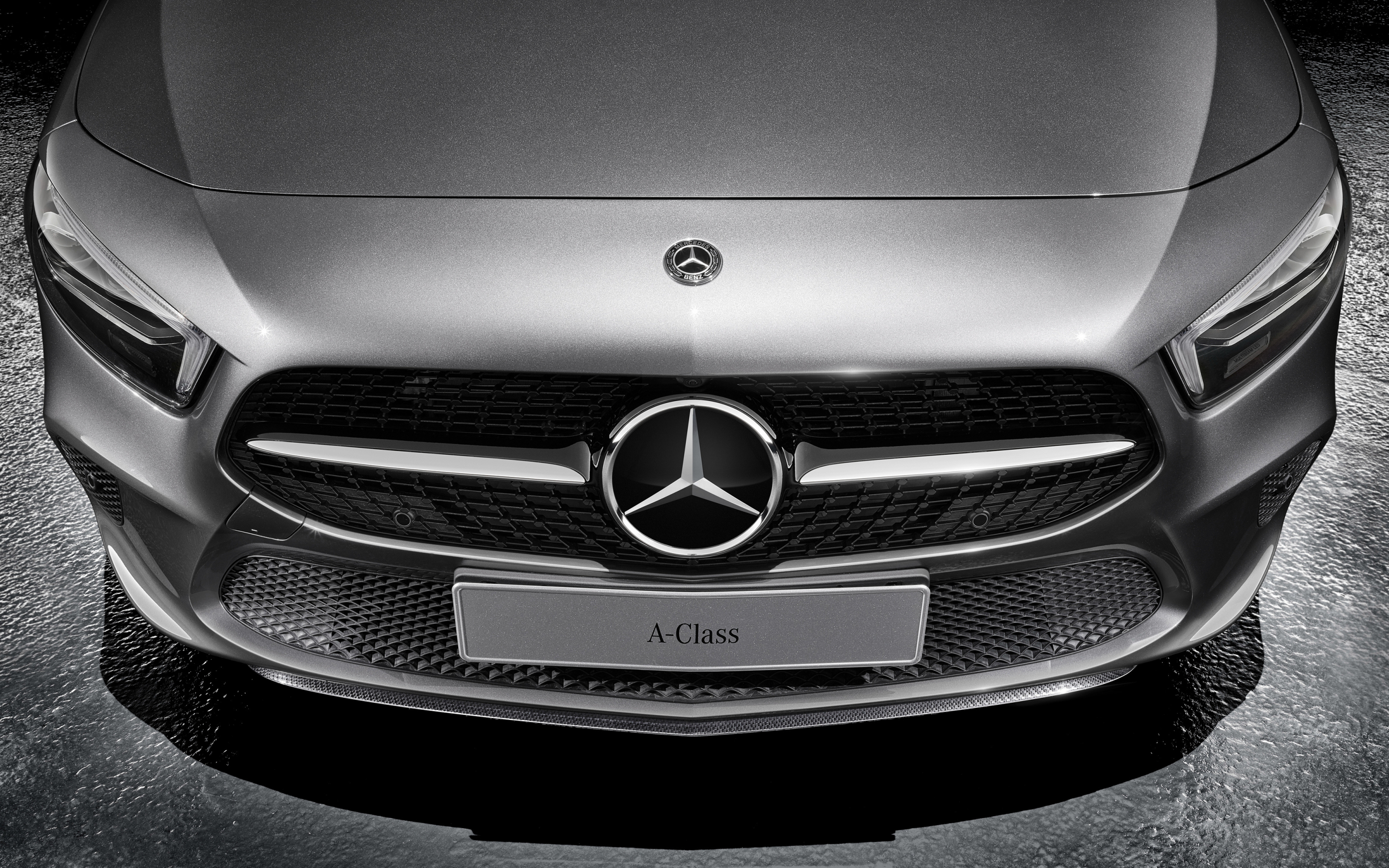 Mercedes-Benz A-Class, front, 2018, 2880x1800 wallpaper