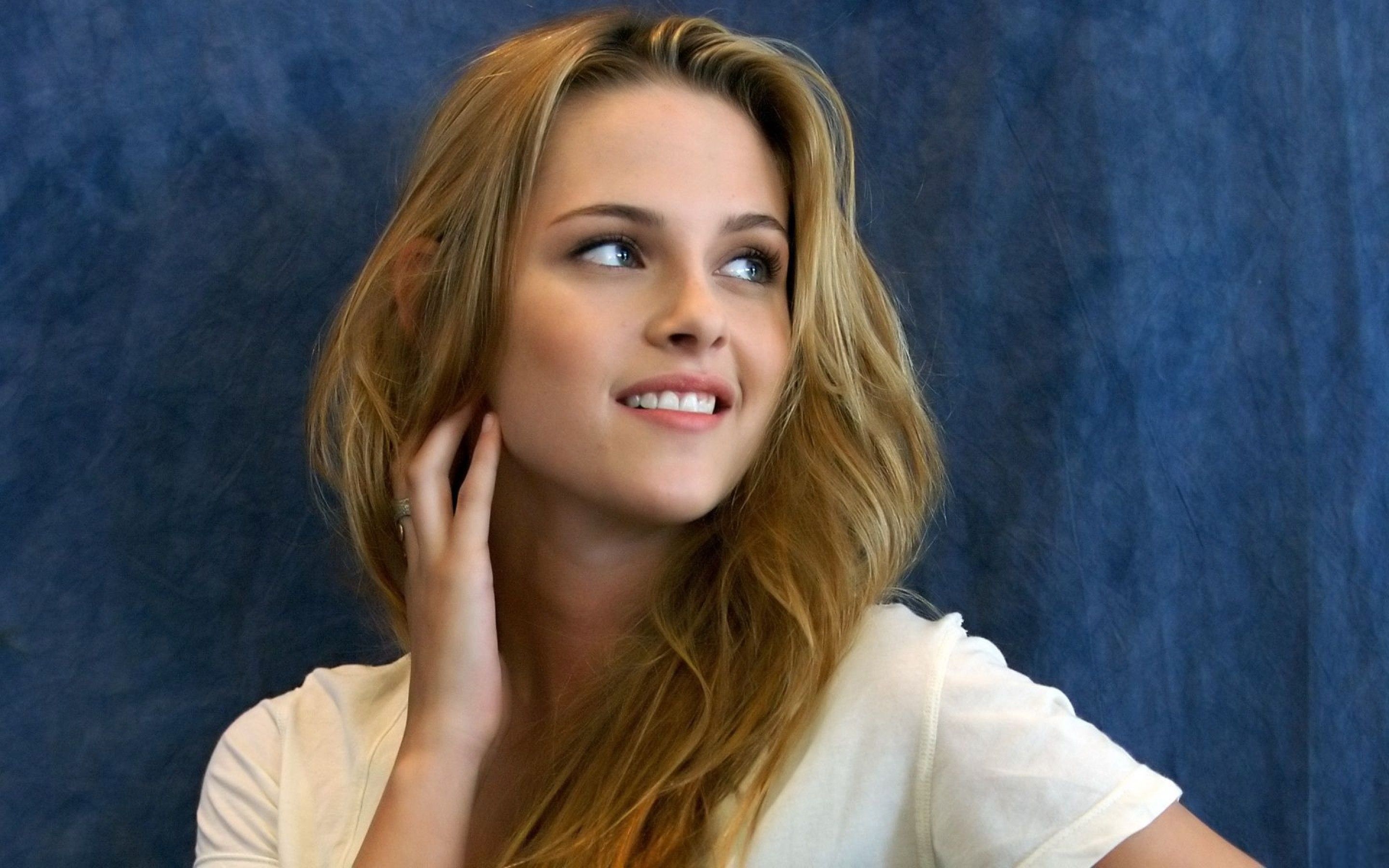 Kristen Stewart, pretty, smile, 2880x1800 wallpaper