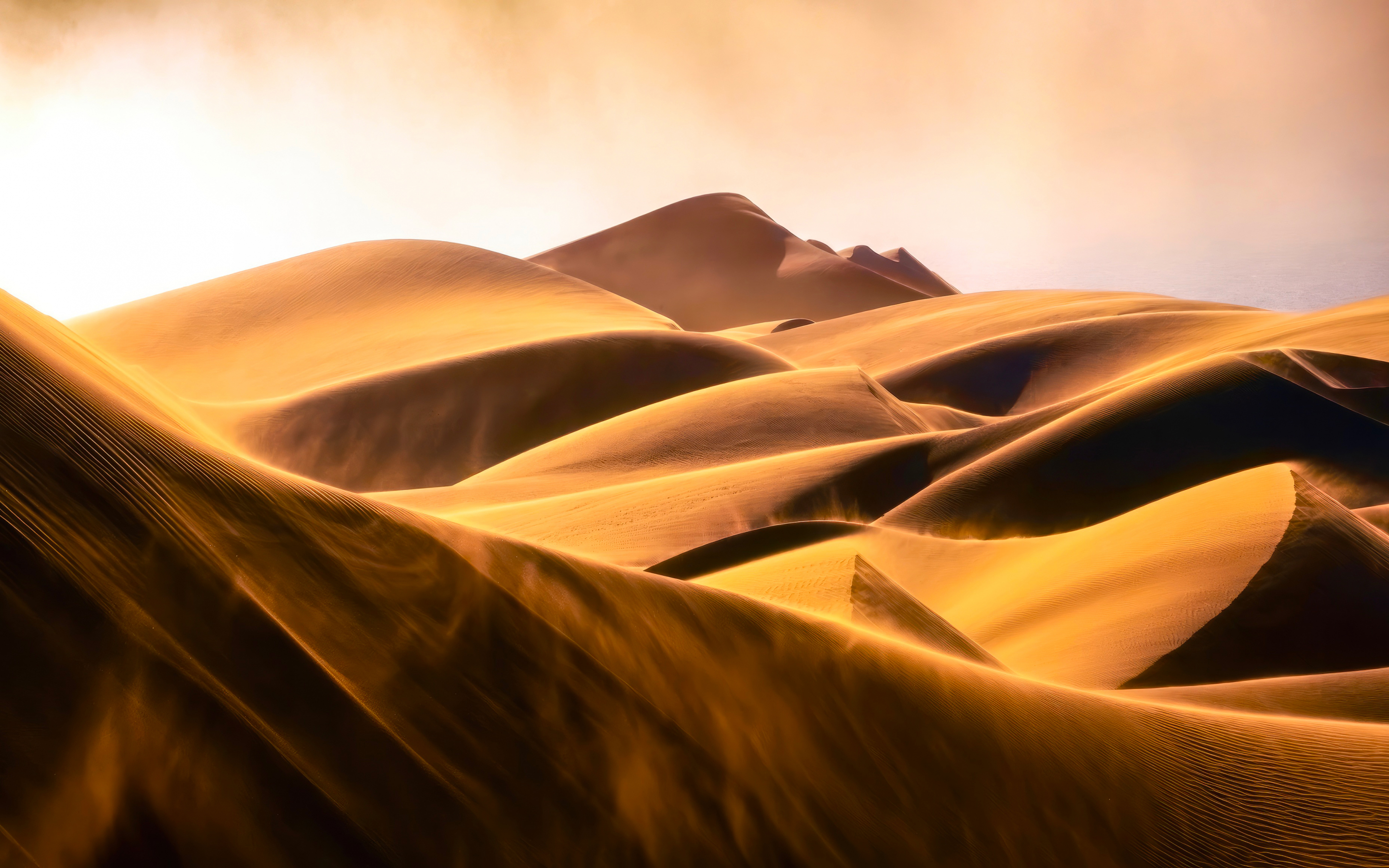 Namibia Desert, desert dunes, sunny day, 2880x1800 wallpaper