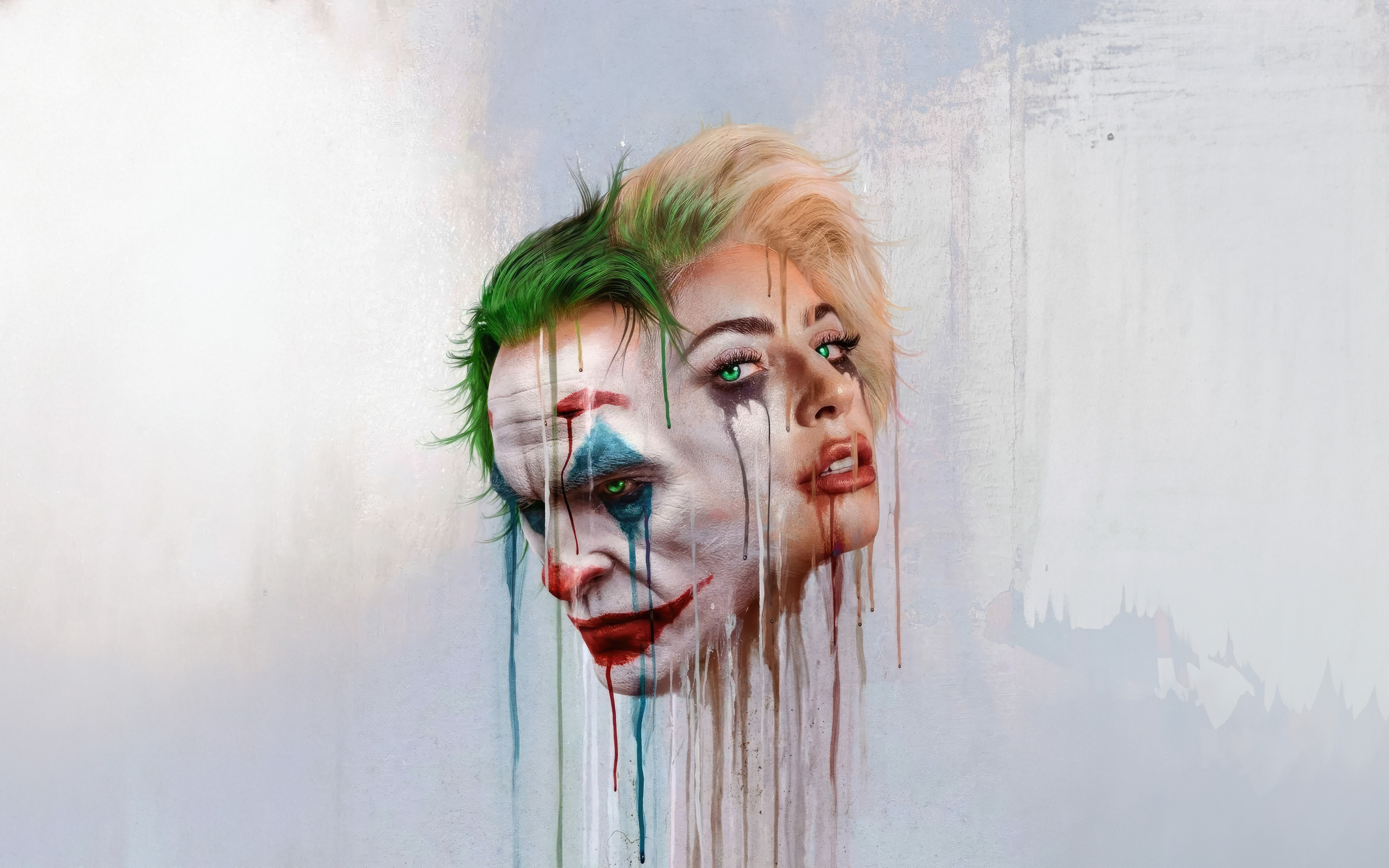Joker's folie a deux, artwork, 2880x1800 wallpaper