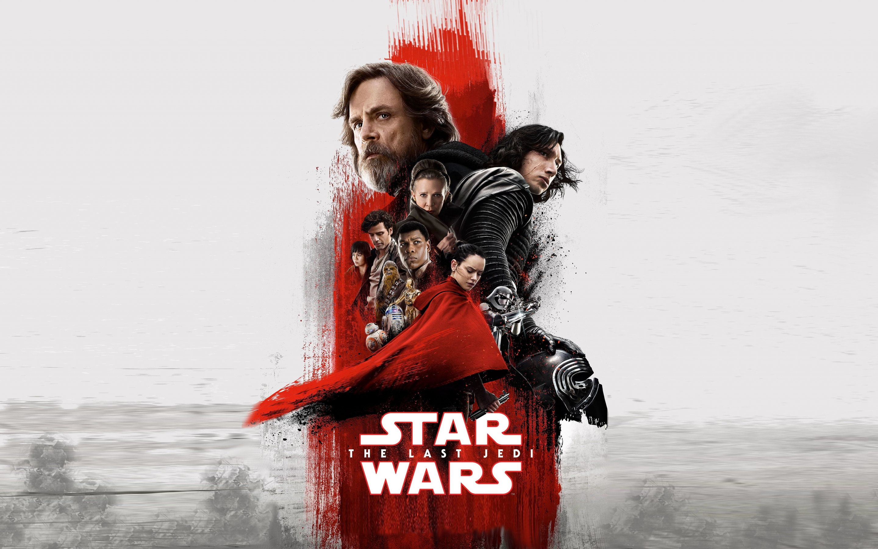 Star wars: the last jedi, movie, 2017, poster, 2880x1800 wallpaper