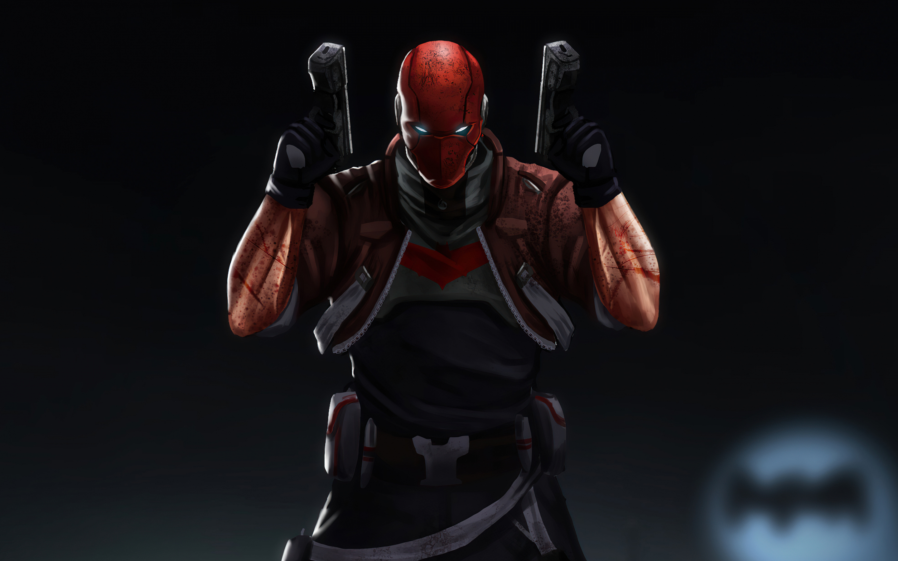 Red Hood, DC comic hero, 2022, fan artwork, 2880x1800 wallpaper