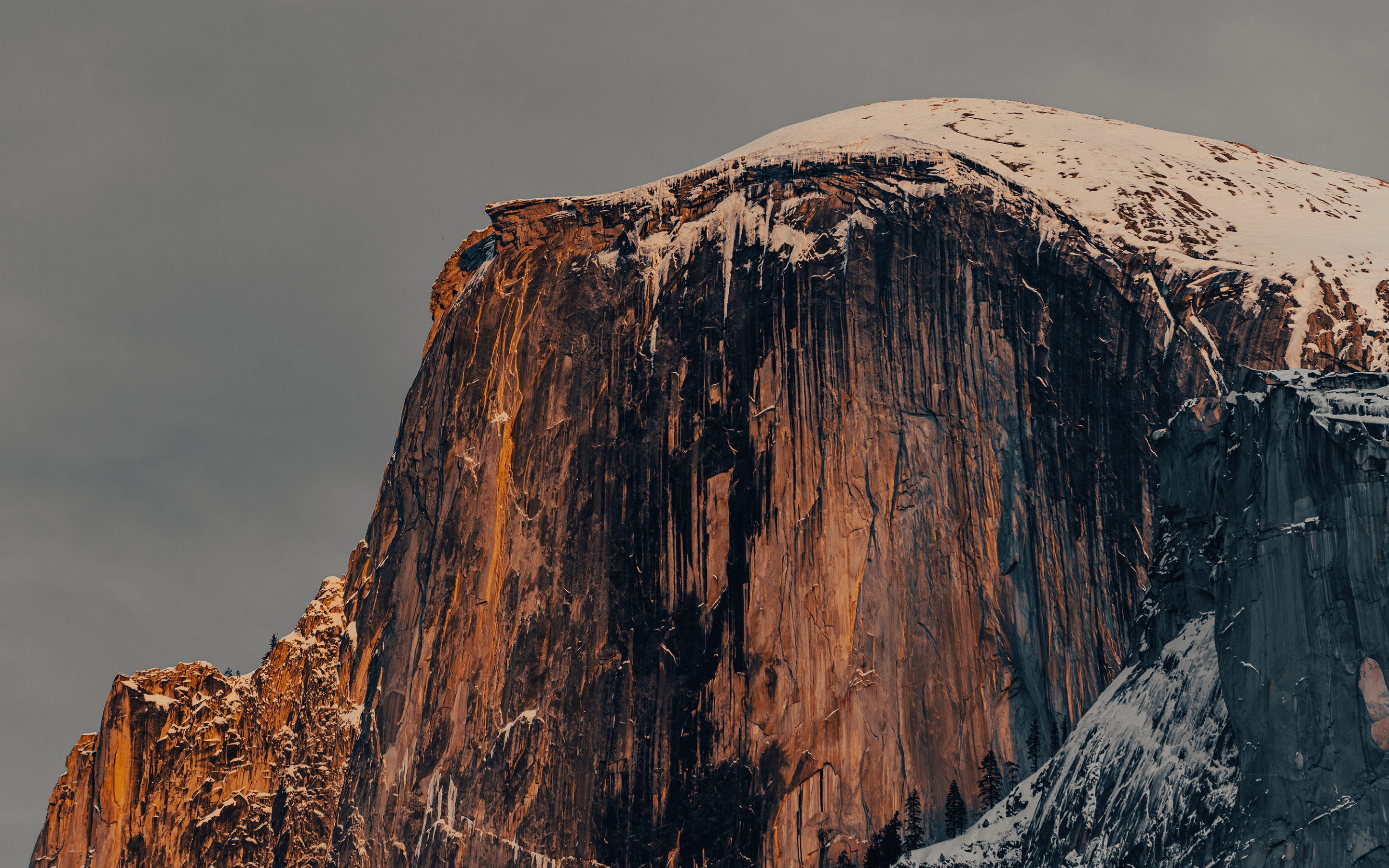 Half Dome, Yosemite National Park, mountain, 2880x1800 wallpaper