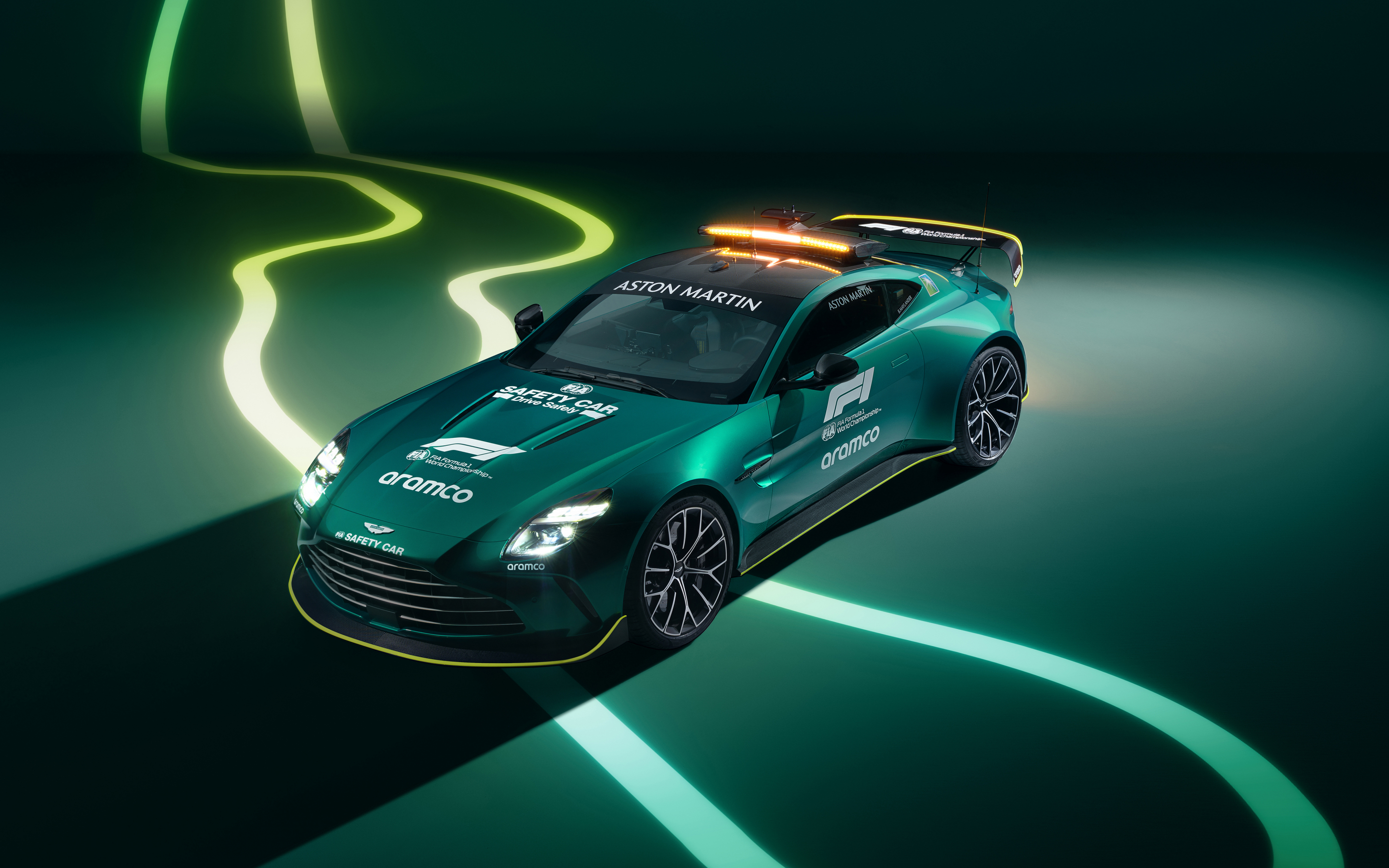 Aston Martin Vantage, F1 Safety car, 2024, 2880x1800 wallpaper