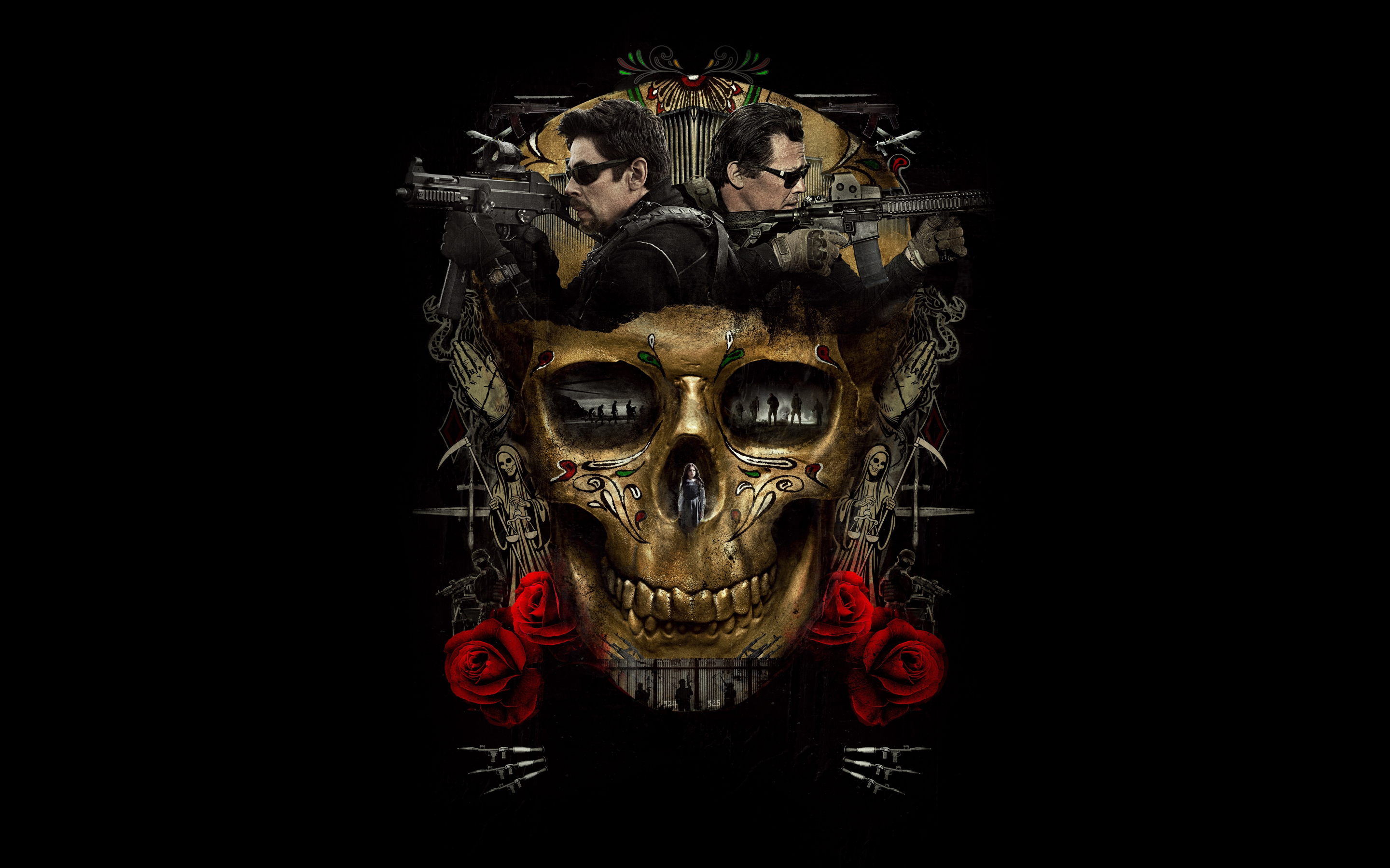 Sicario: Day of the Soldado, Benicio del Toro, Josh Brolin, movie, poster, 2880x1800 wallpaper