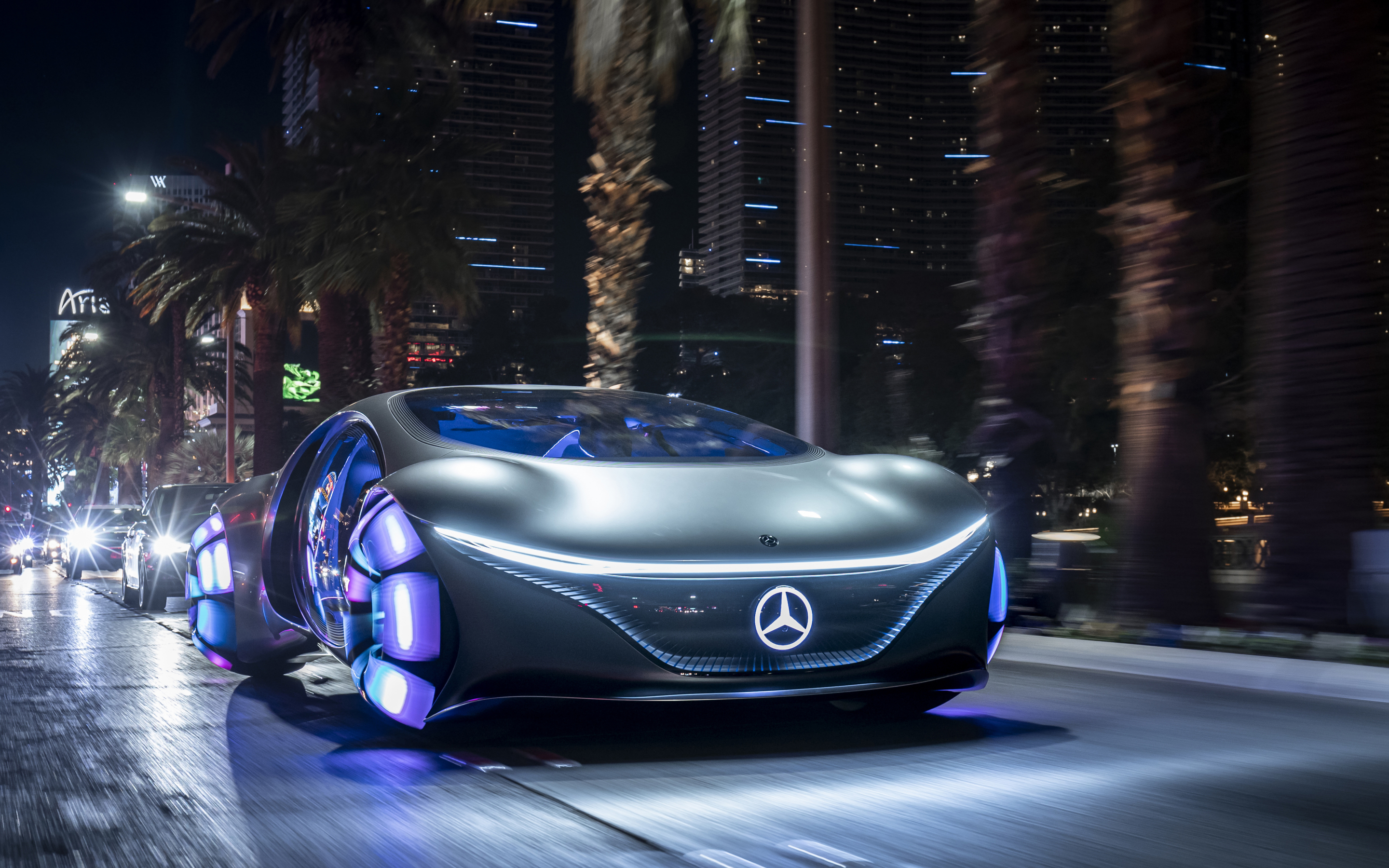 Concept car, Mercedes-Benz Vision AVTR, 2020, 2880x1800 wallpaper