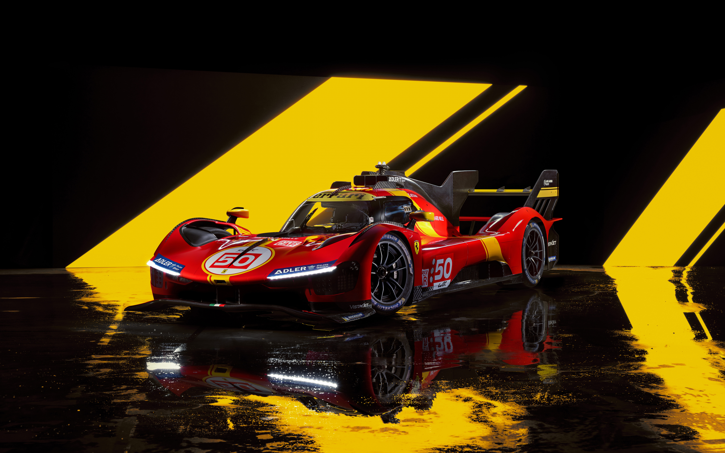 2023 Formula car, Ferrari 499p, 2880x1800 wallpaper