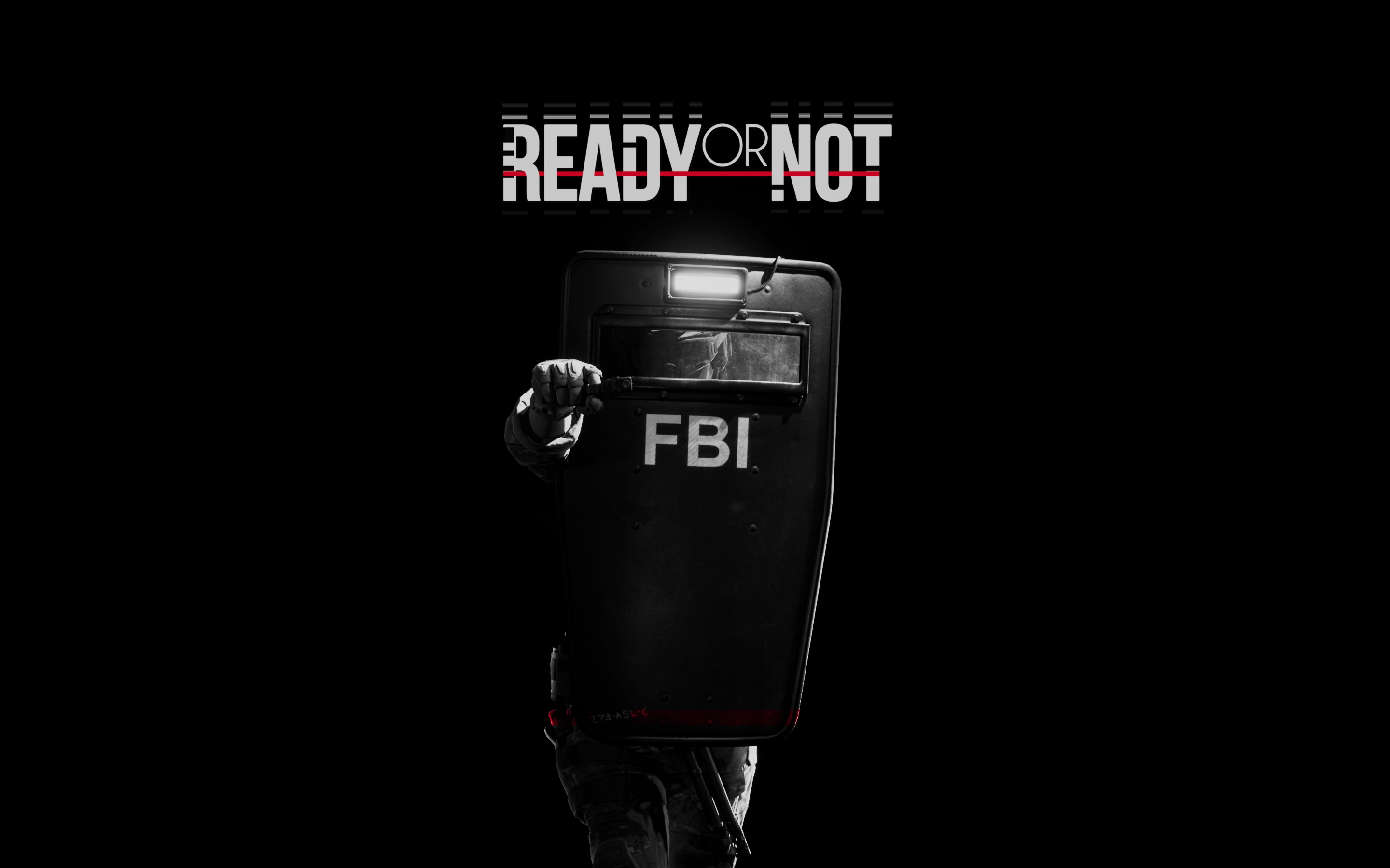 Ready Or Not, video game, FBI, police, dark, 2880x1800 wallpaper