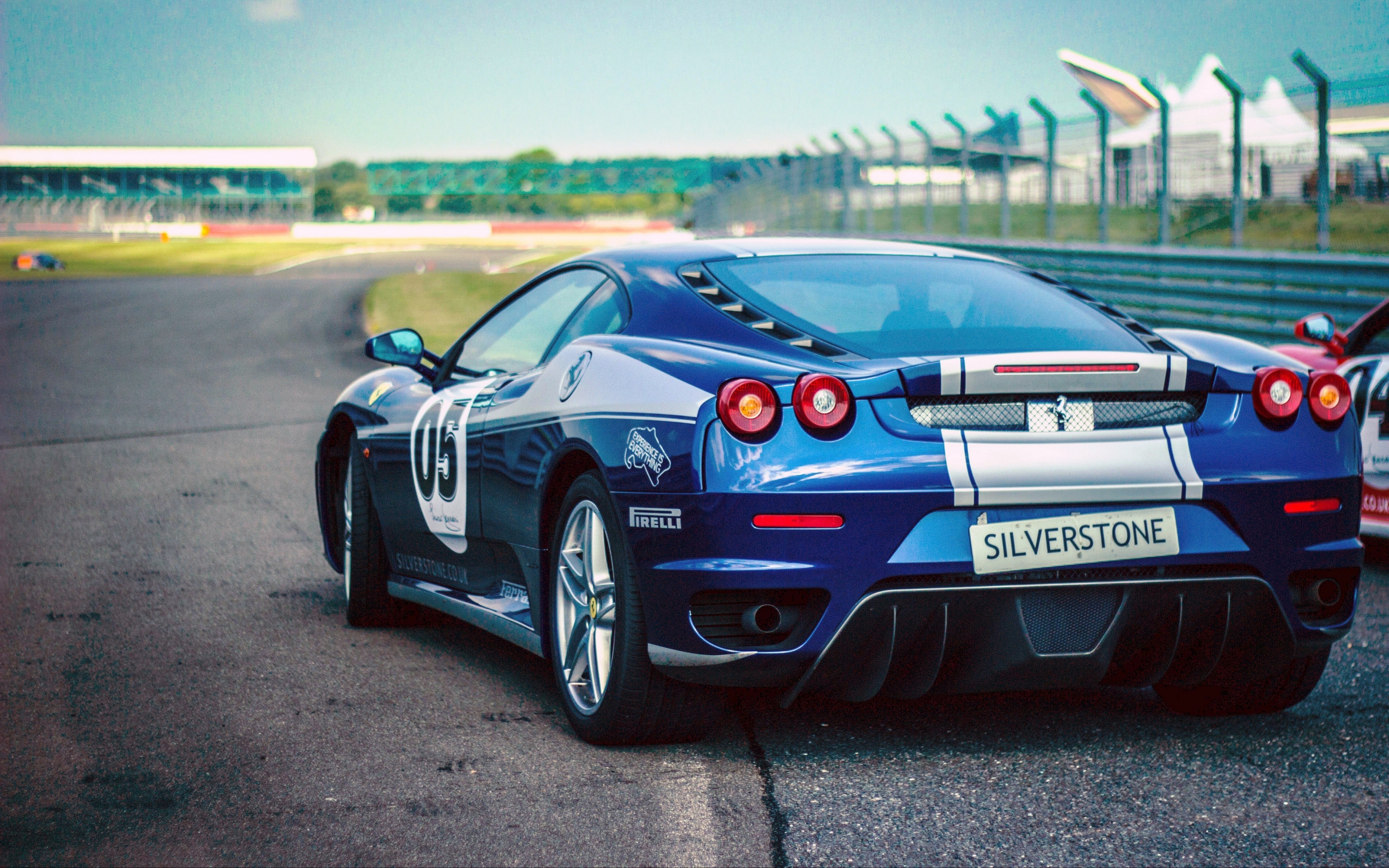 Rear view, sports car, Ferrari F430, 2880x1800 wallpaper