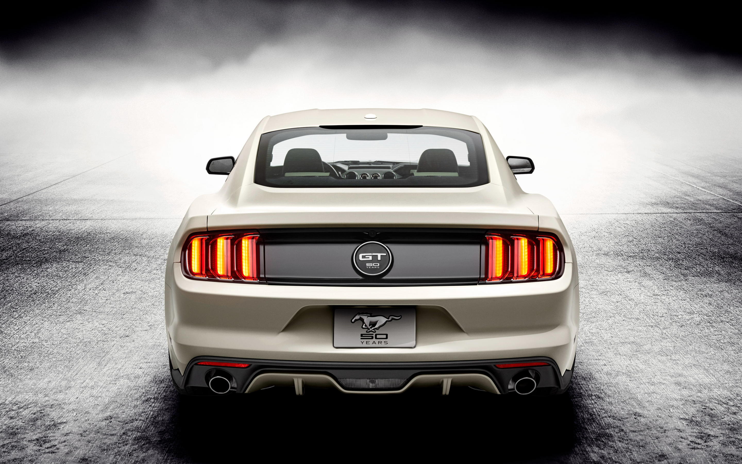 Ford mustang GT, 50 years edition, 2018, rear, 2880x1800 wallpaper