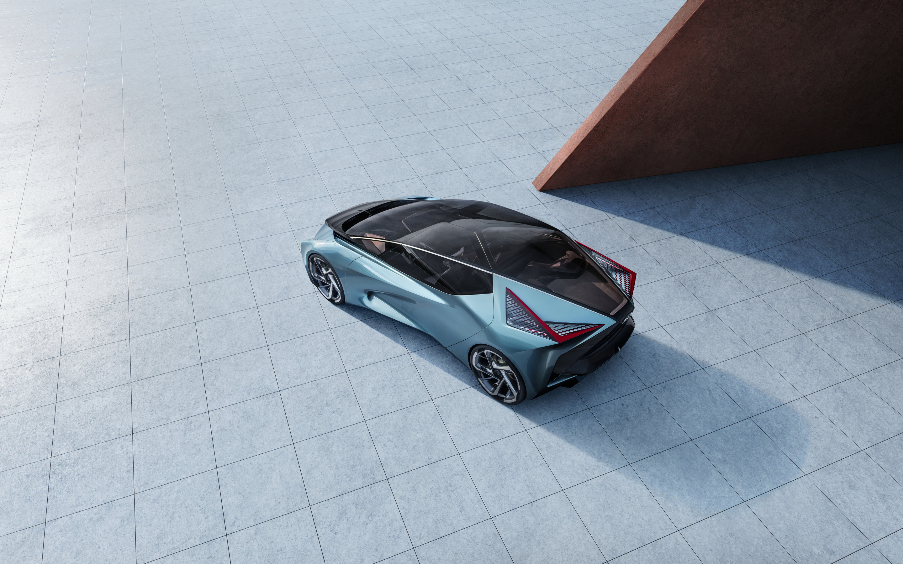 Top-view, Lexus LF-30, electric car, 2019, 2880x1800 wallpaper