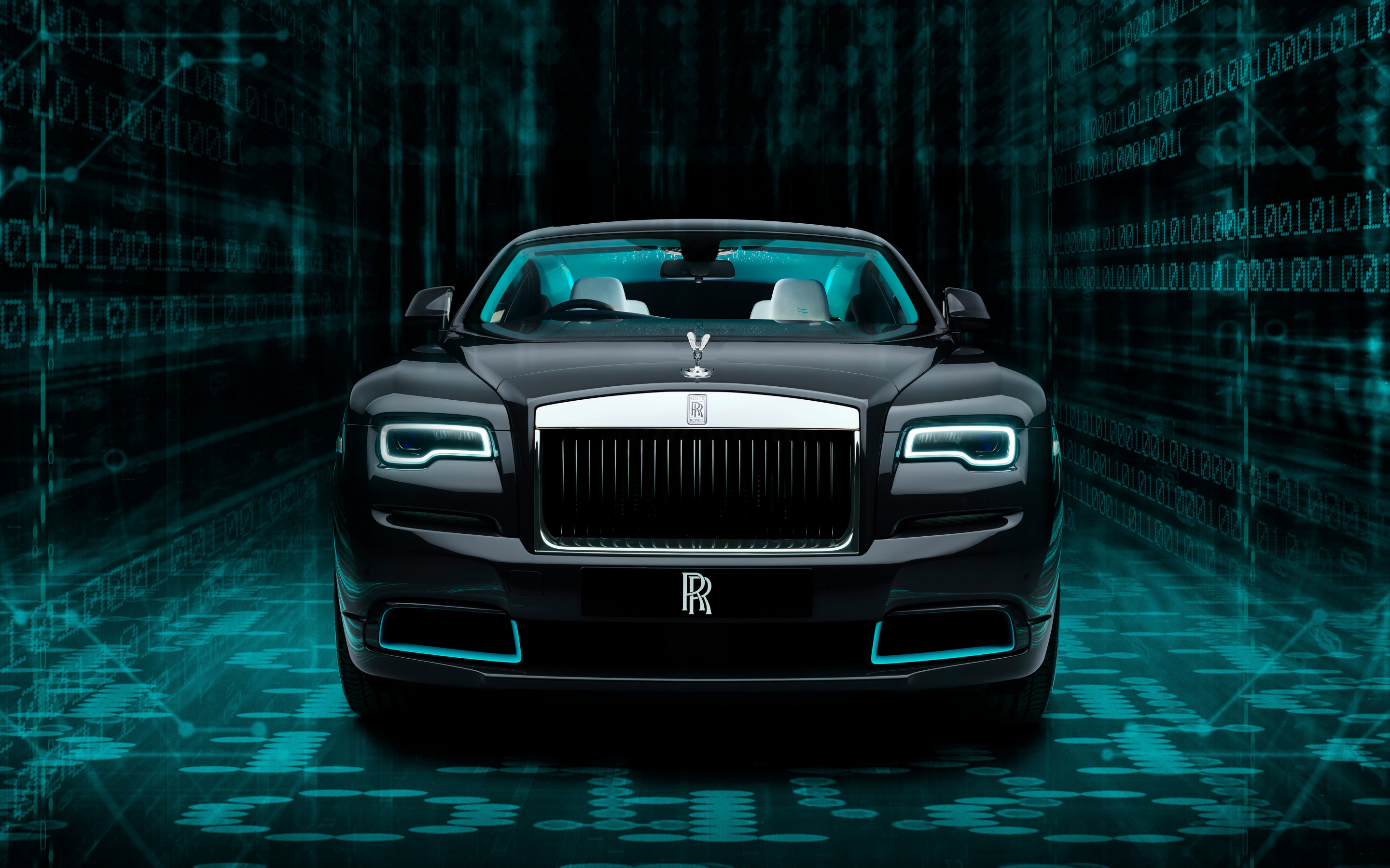 Luxurious, black car, Rolls-Royce Wraith, 2020, 2880x1800 wallpaper
