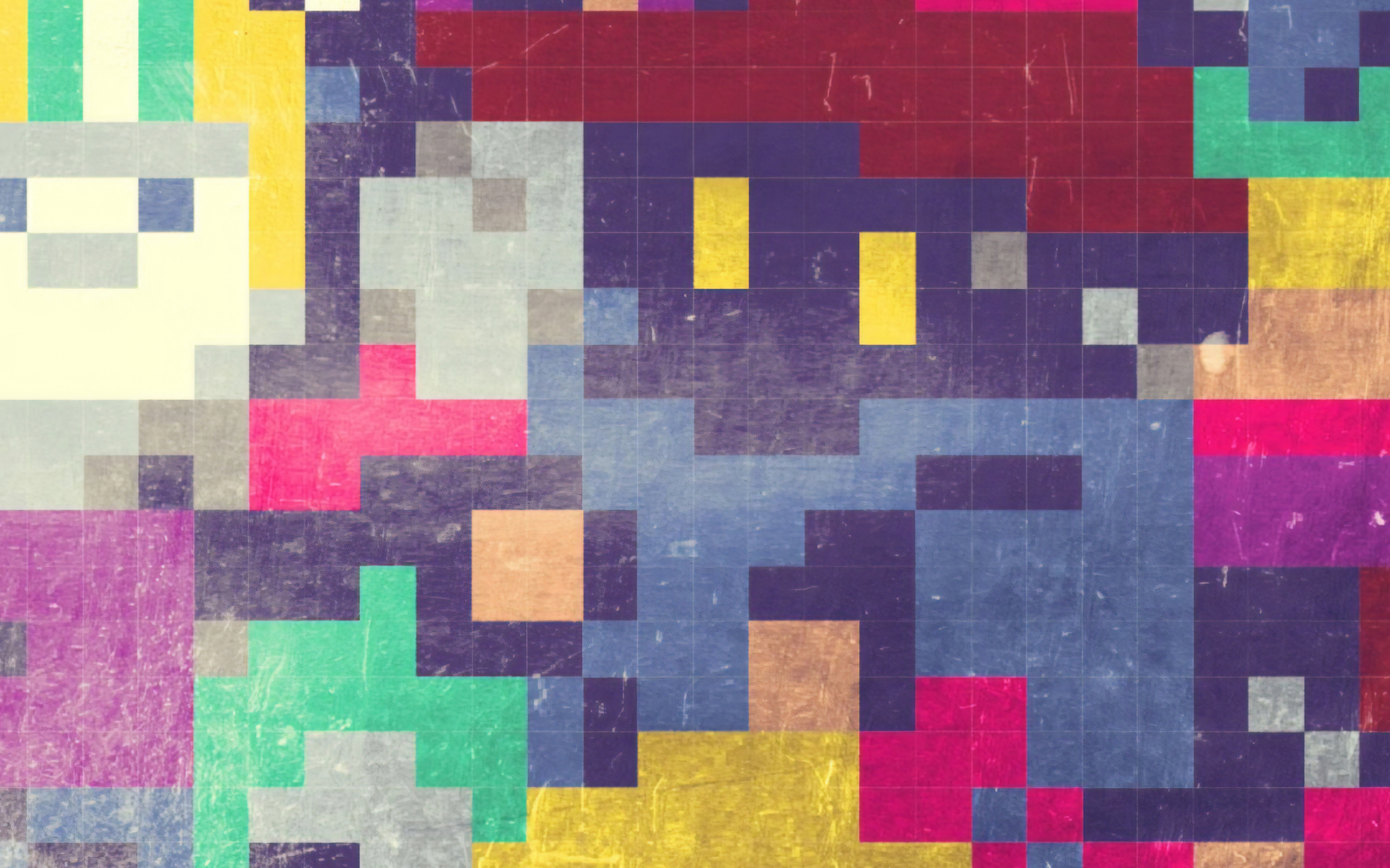 Geometry, colorful, squares, art, 2880x1800 wallpaper