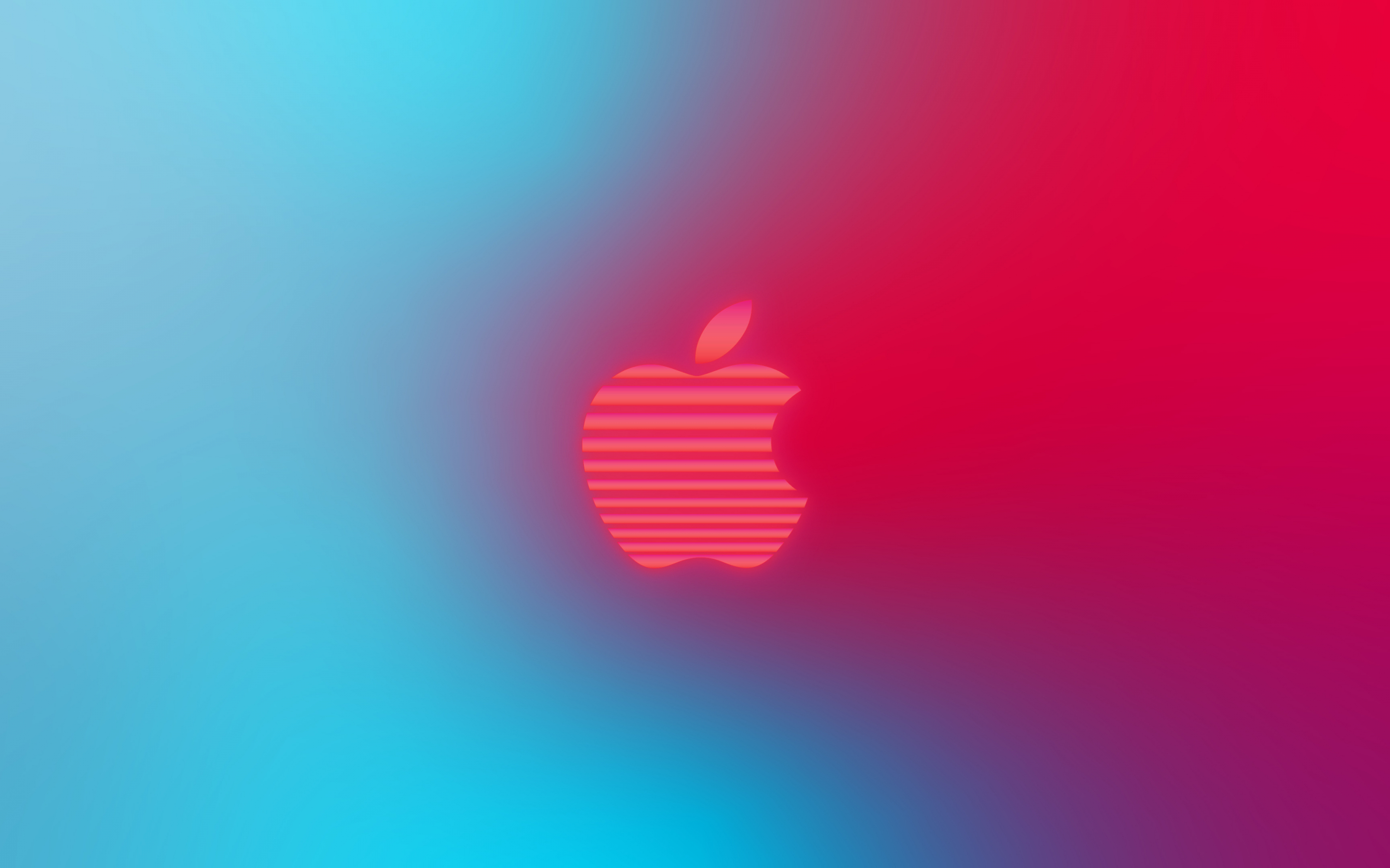 Mac Apple logo, abstract, minimal, 2880x1800 wallpaper