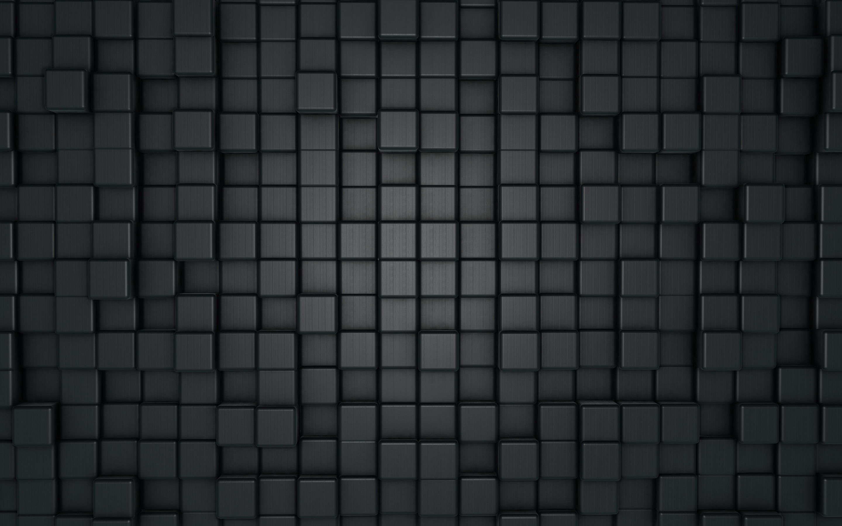 Dark, cubes, pattern, texture, 2880x1800 wallpaper