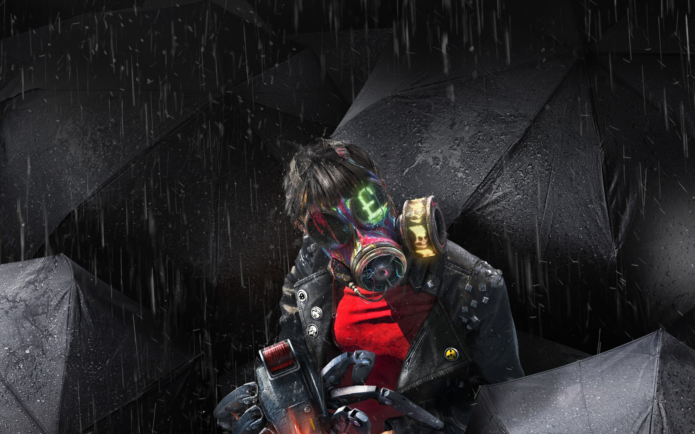 Watch Dogs: Legion, colorful mask, video game, xbox one, Playstation 4, 2880x1800 wallpaper