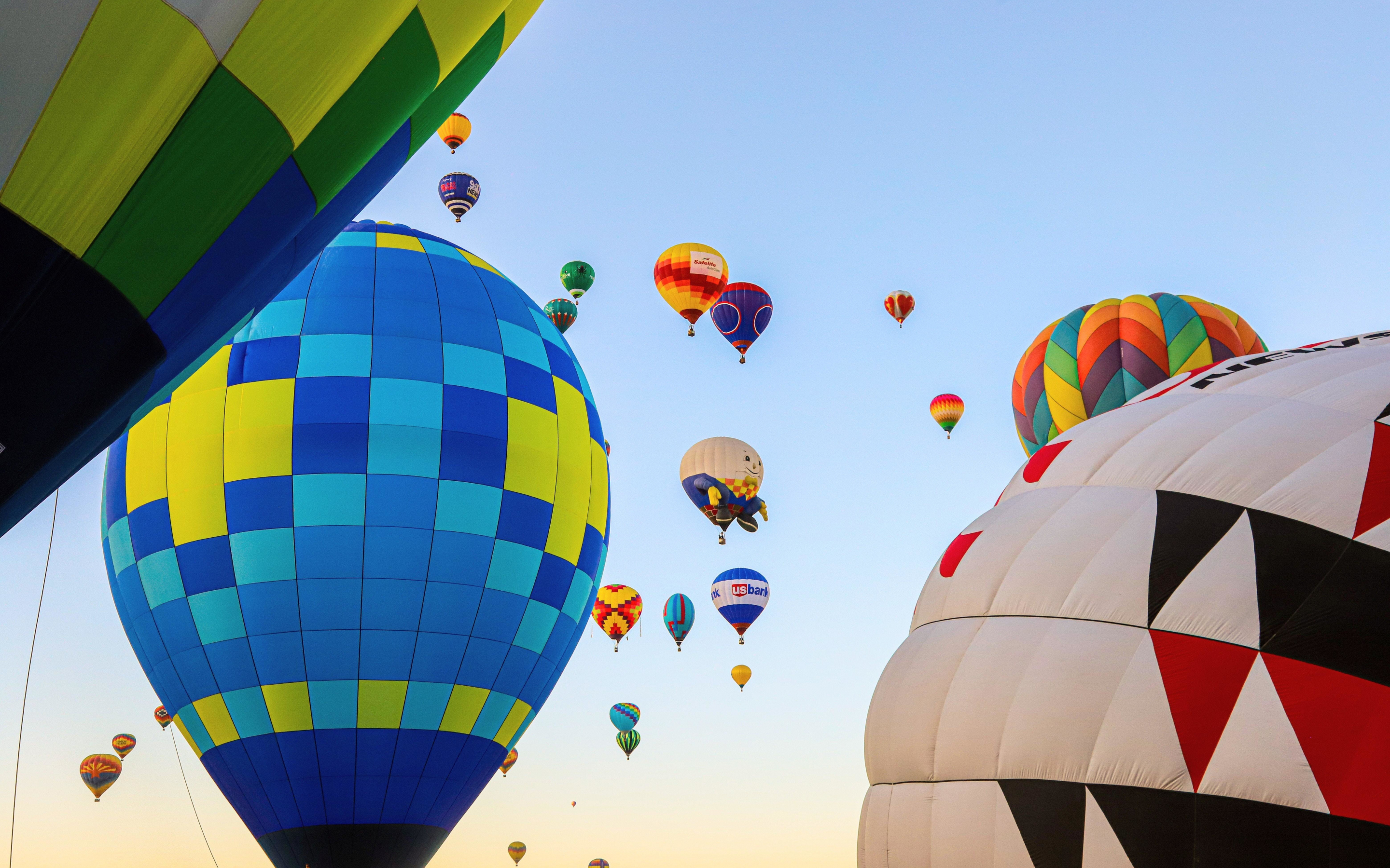Adventure, festival, sky, hot air balloons, flight, 2880x1800 wallpaper