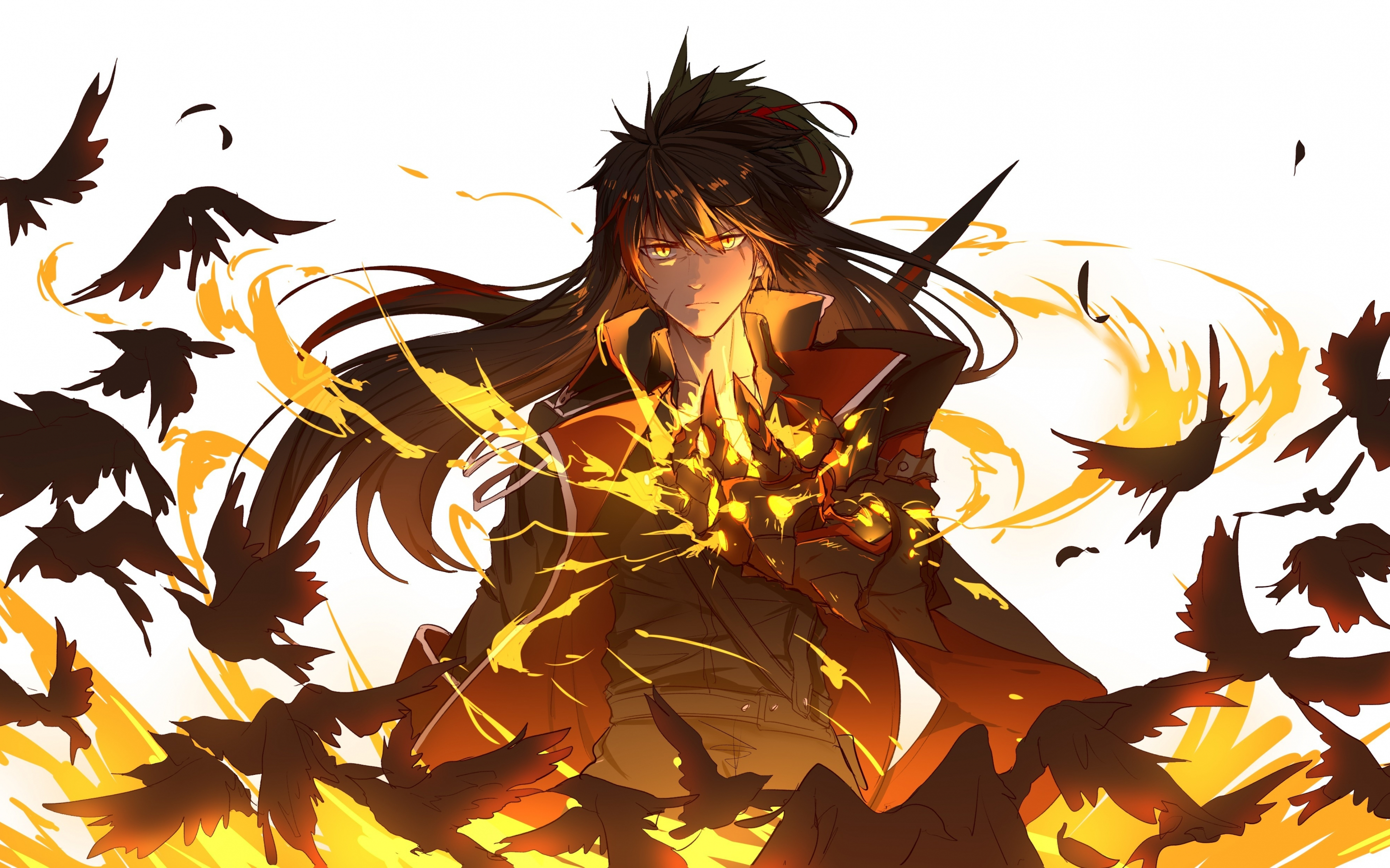 Anime, Elsword, Raven, warrior, video game, 2880x1800 wallpaper