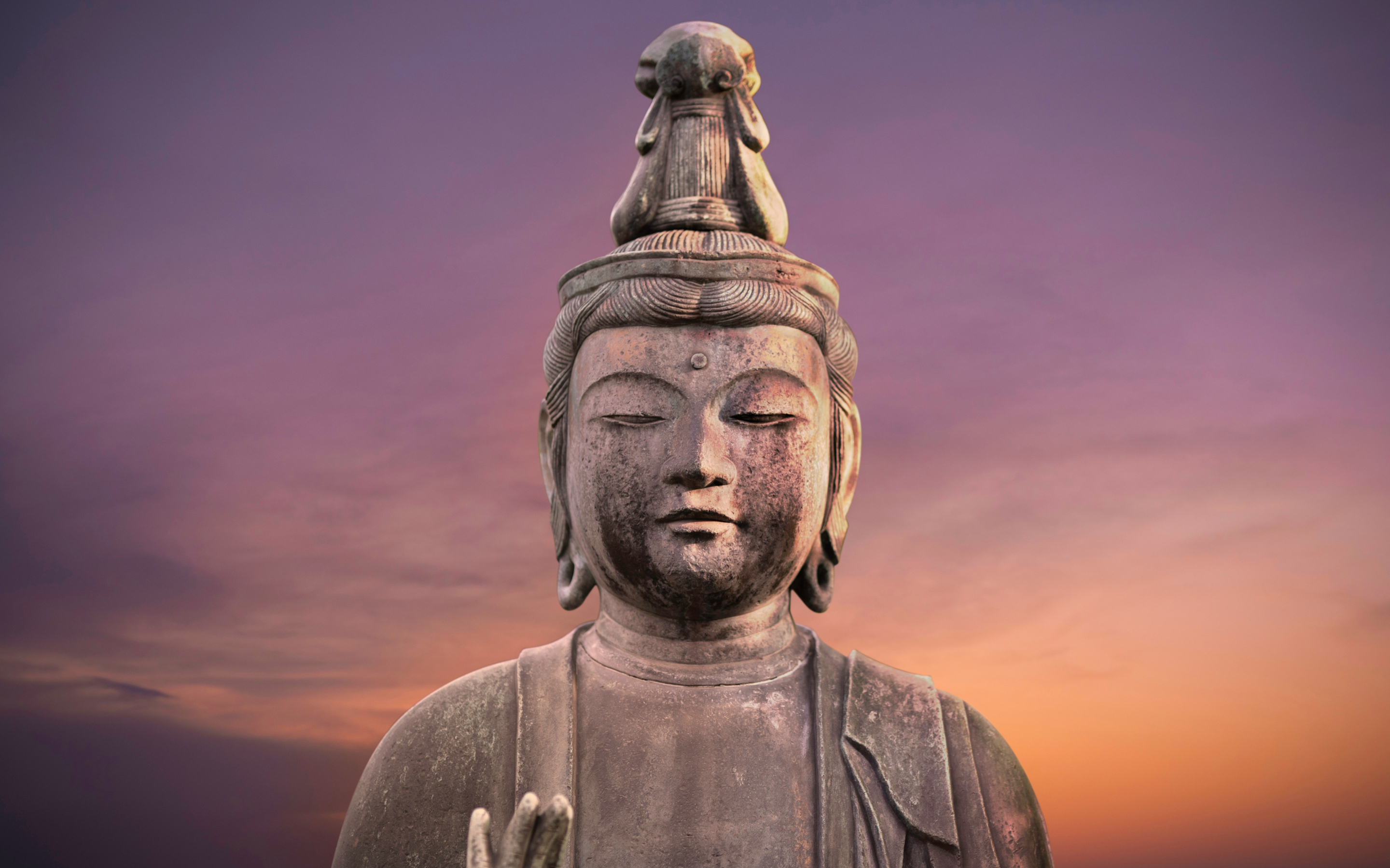 Meditation, Buddha, statue, 2880x1800 wallpaper