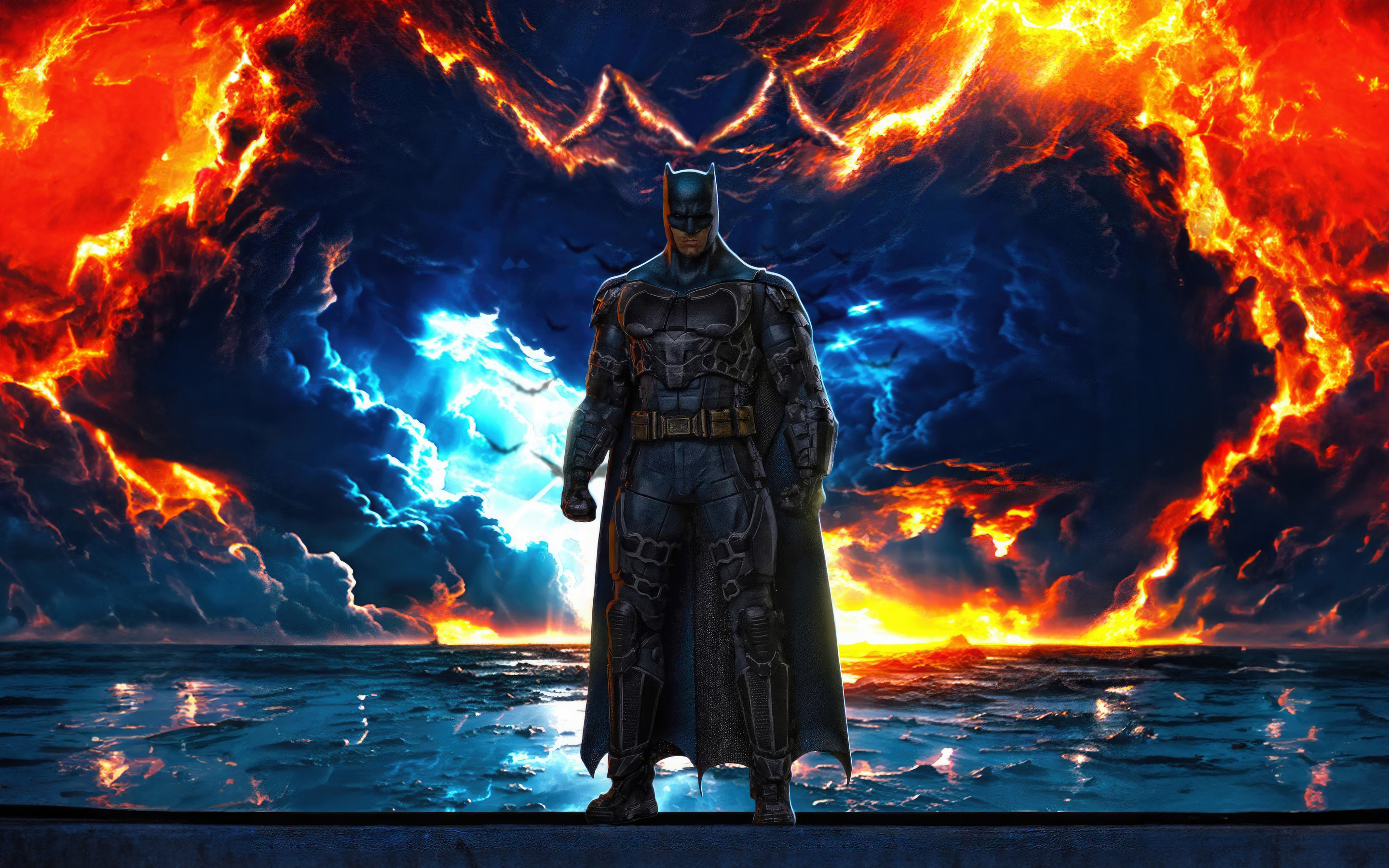 I'm batman, a bold superhero, fan art, 2880x1800 wallpaper