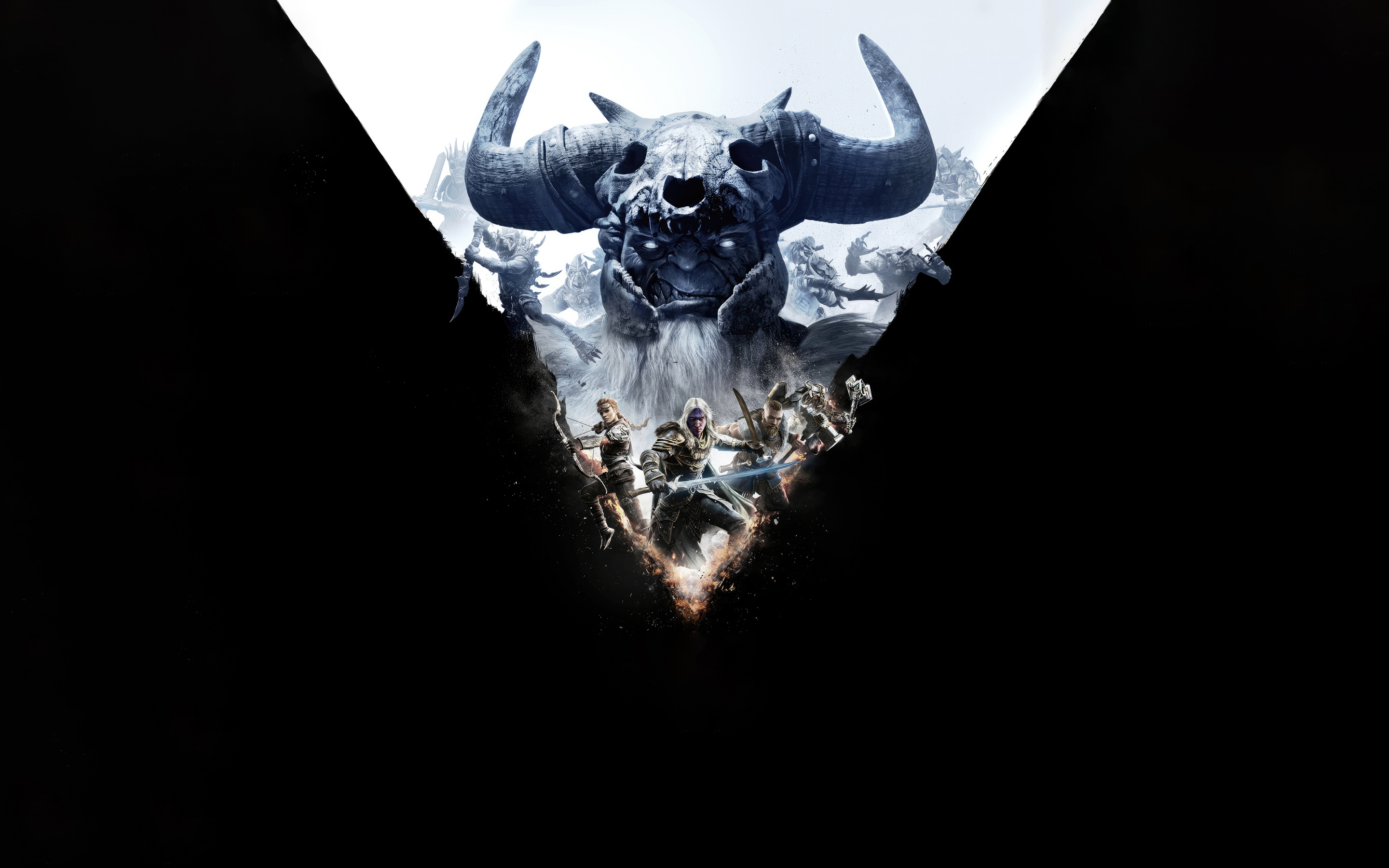 Dungeons & Dragons: Dark Alliance, game poster, 2880x1800 wallpaper