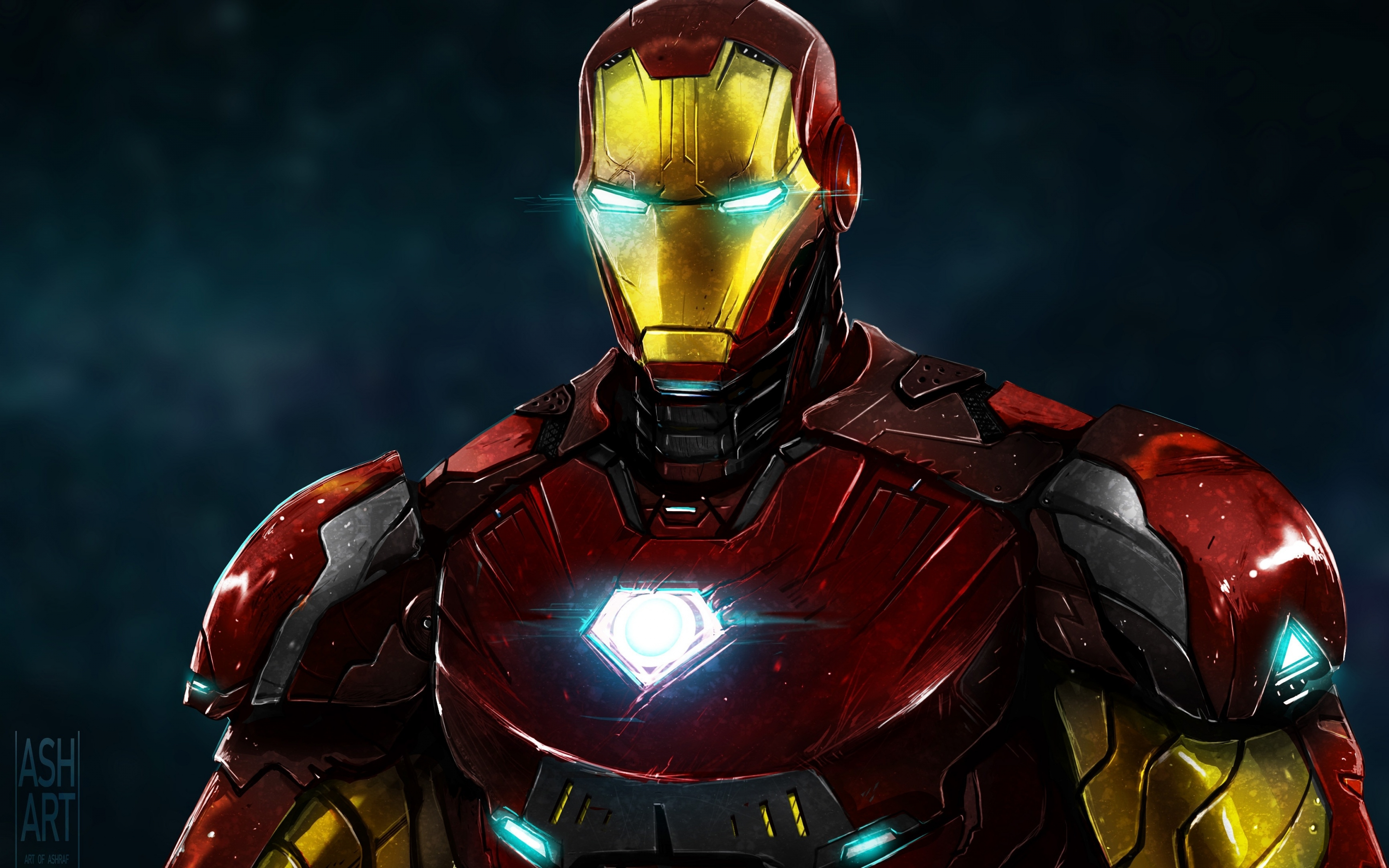 2019, Iron Man, artwork, 2880x1800 wallpaper