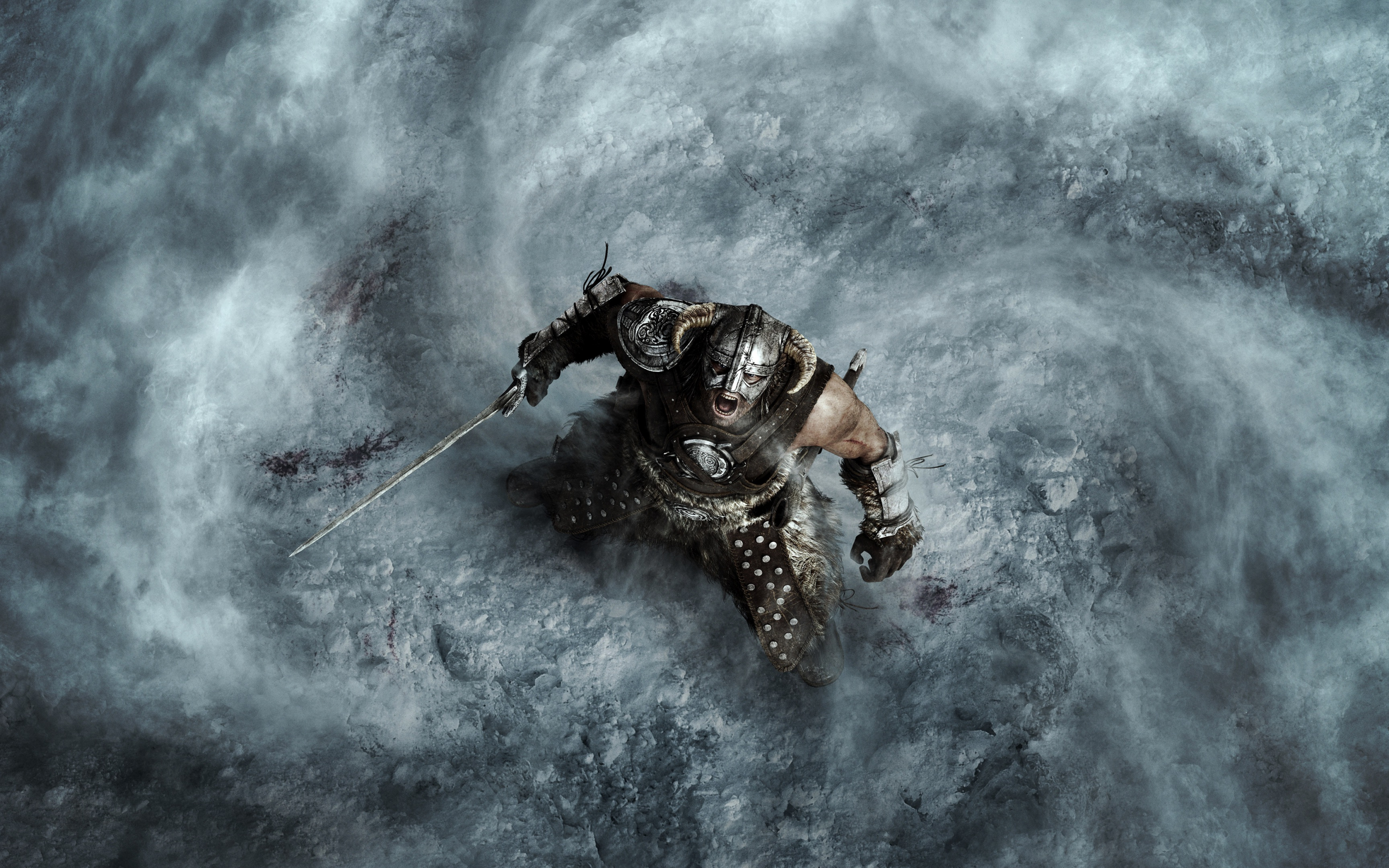 The Elder Scrolls V: Skyrim, warrior, video game, 2880x1800 wallpaper