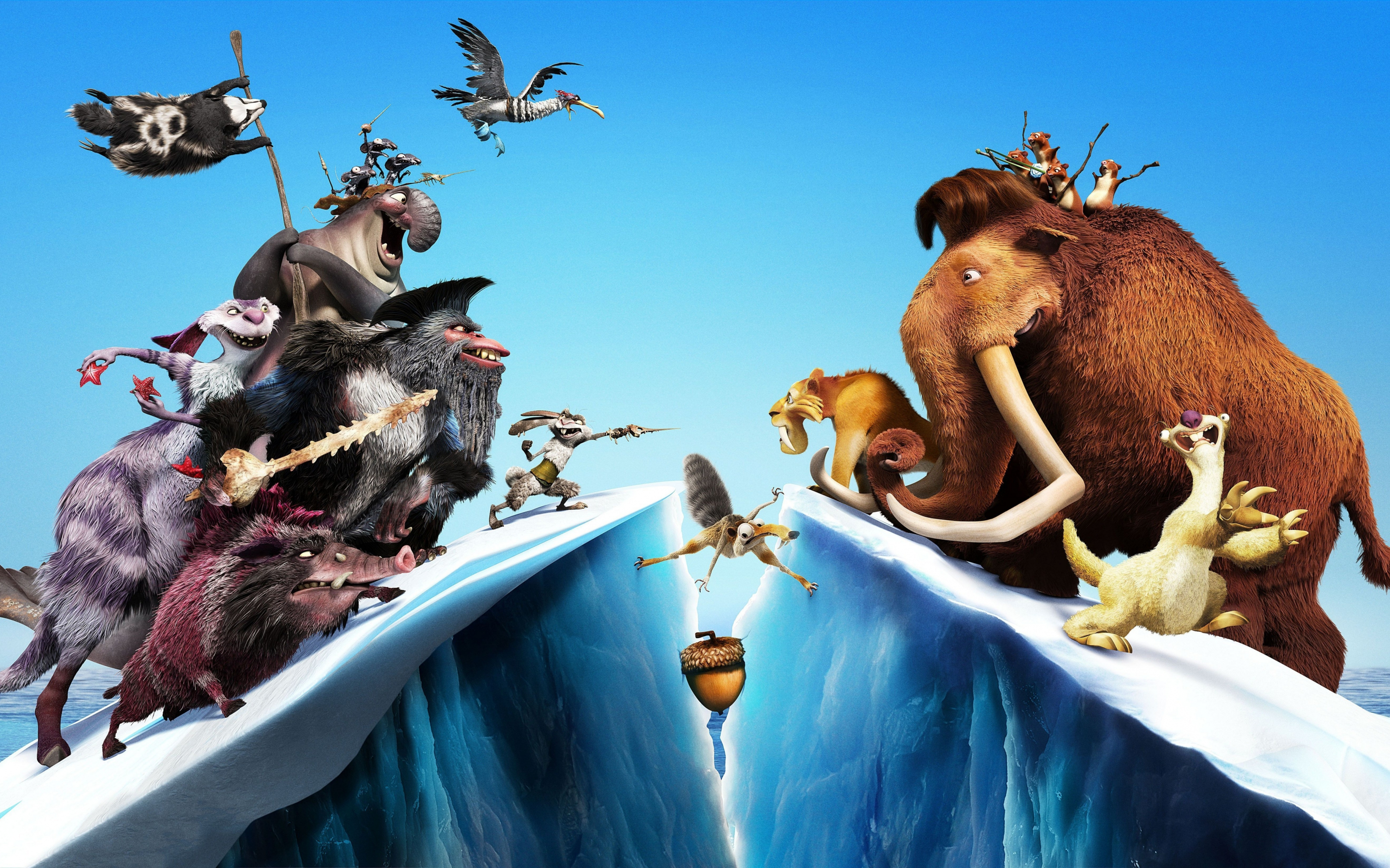 Ice Age: Continental Drift, movie, animation, 2880x1800 wallpaper