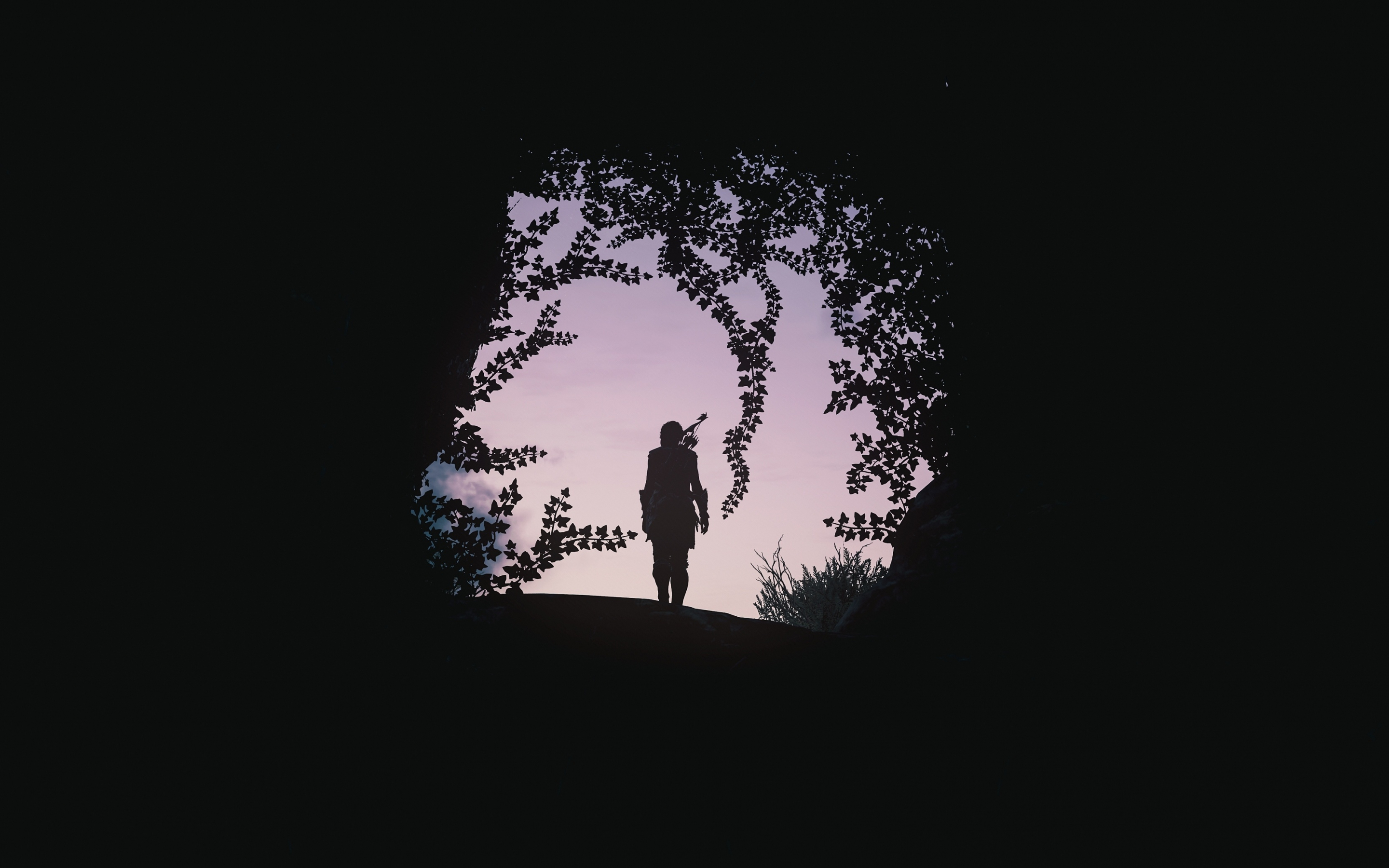 Archer, silhouette, Assassin's Creed, 2880x1800 wallpaper