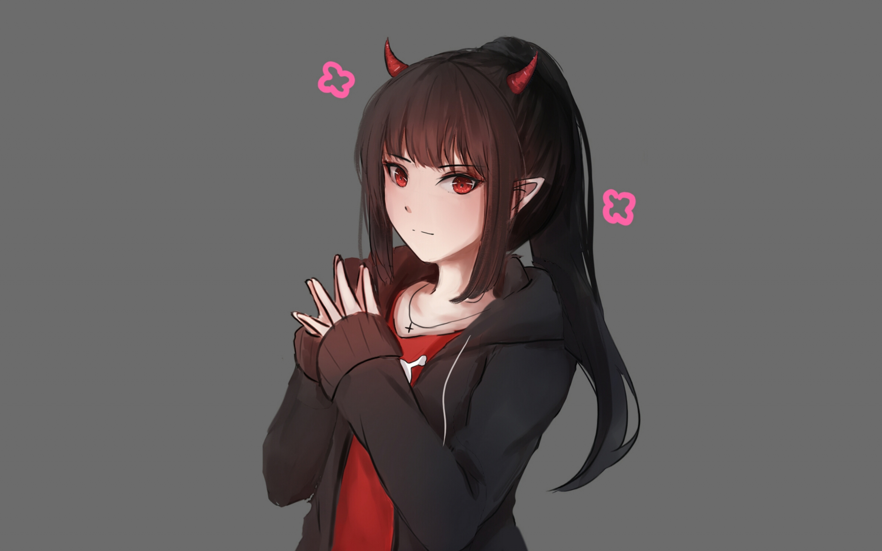 Anime Girl With Red Eyes Background, Good Anime Profile Pictures, Profile,  Animal Background Image And Wallpaper for Free Download