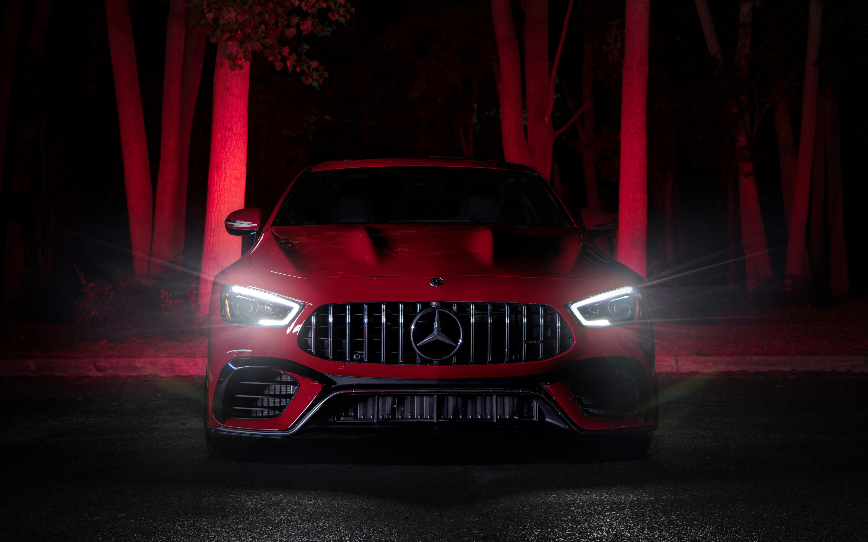 2019 Mercedes-AMG GT 63 S 4MATIC, red, front, 2880x1800 wallpaper
