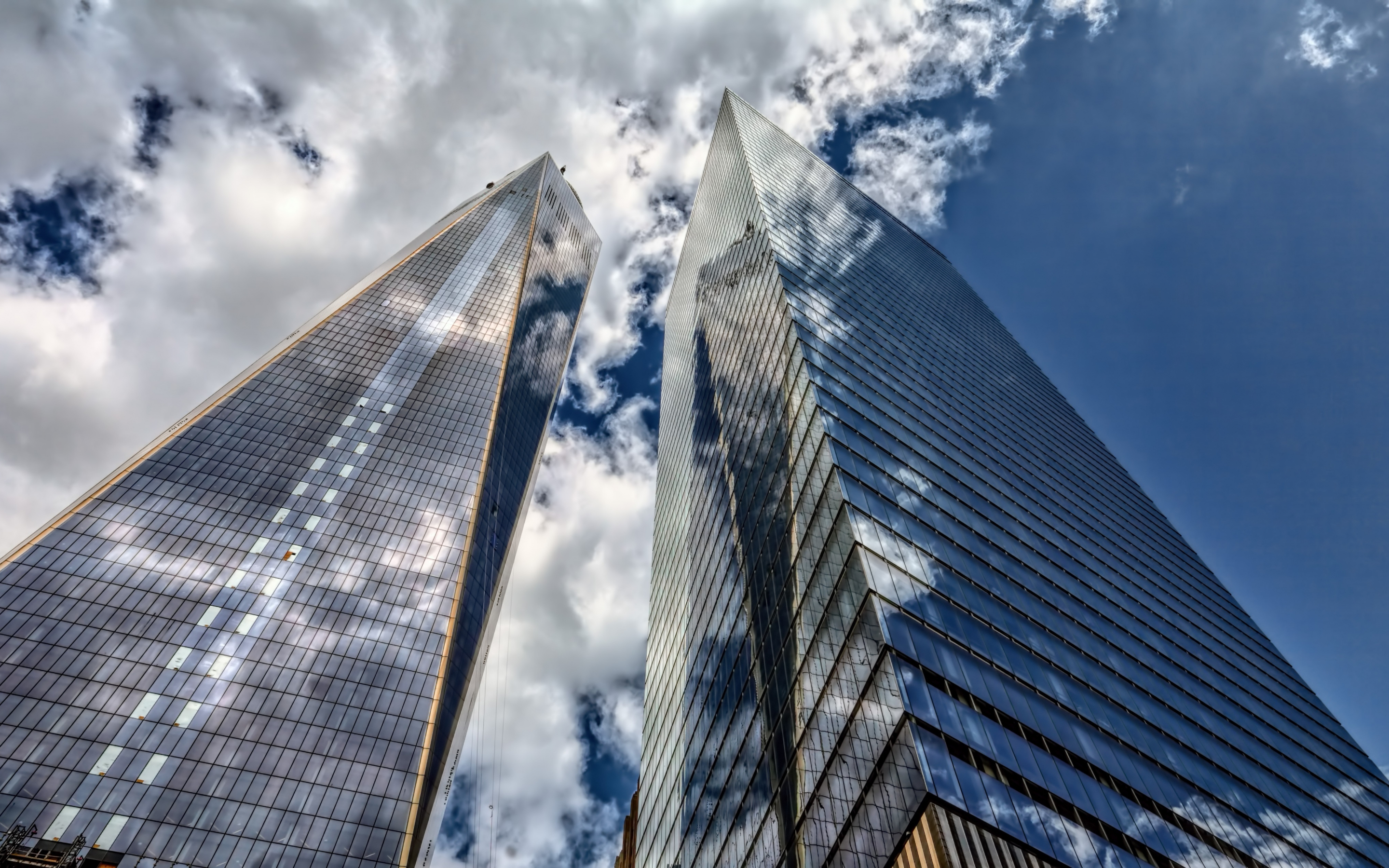 Buildings, sky, modern, architecture, new york, 2880x1800 wallpaper