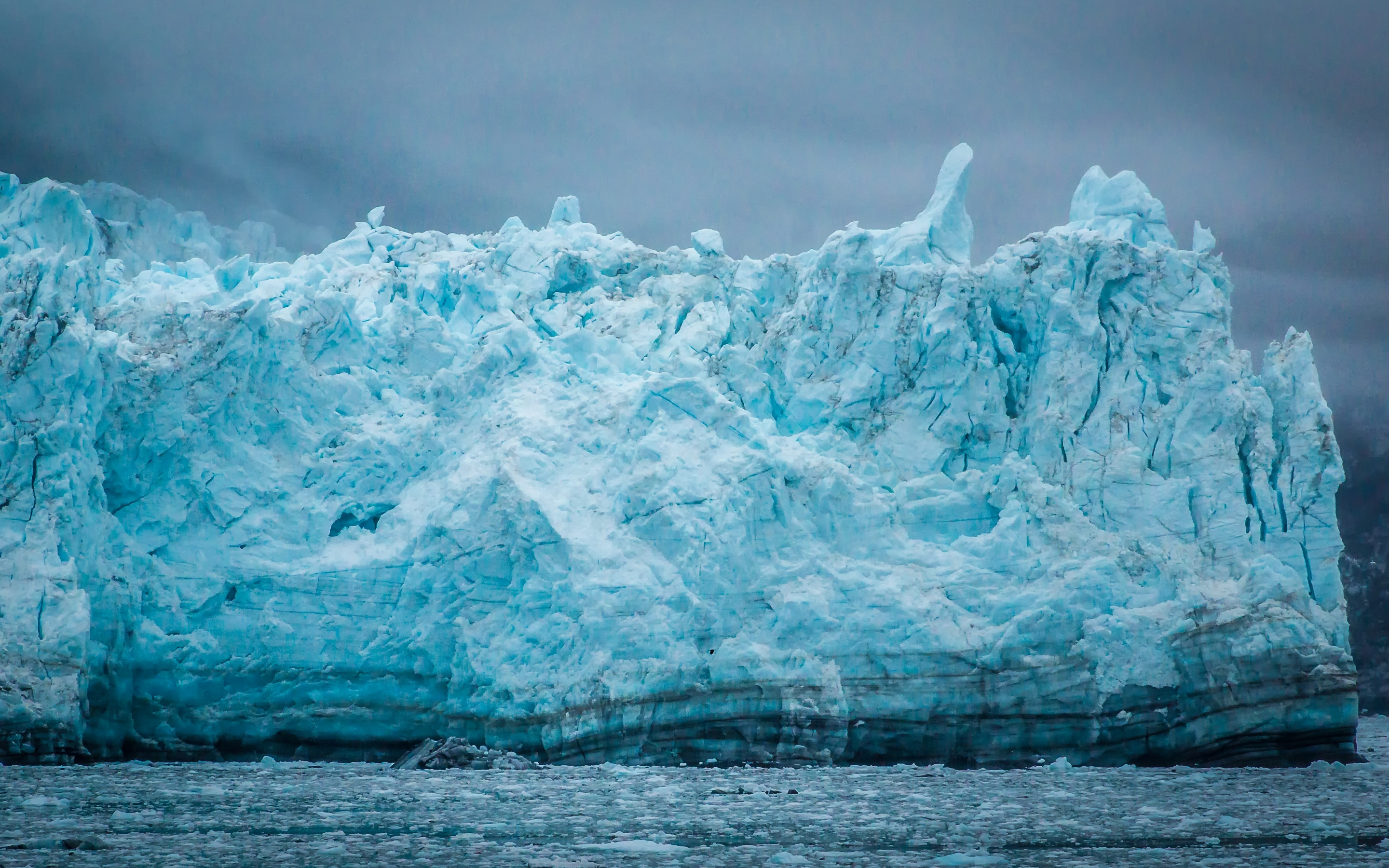 Blue iceberg, glacier, nature, 2880x1800 wallpaper