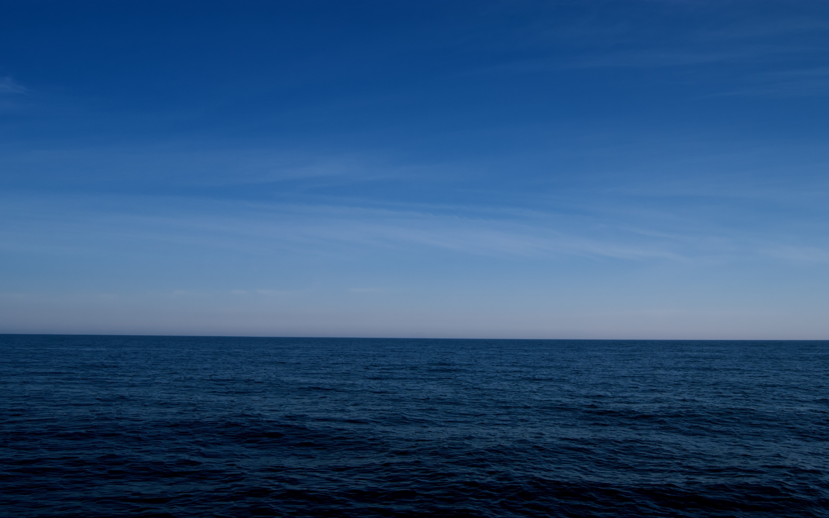 Blue, sunny day, Baltic Sea, calm, 2880x1800 wallpaper