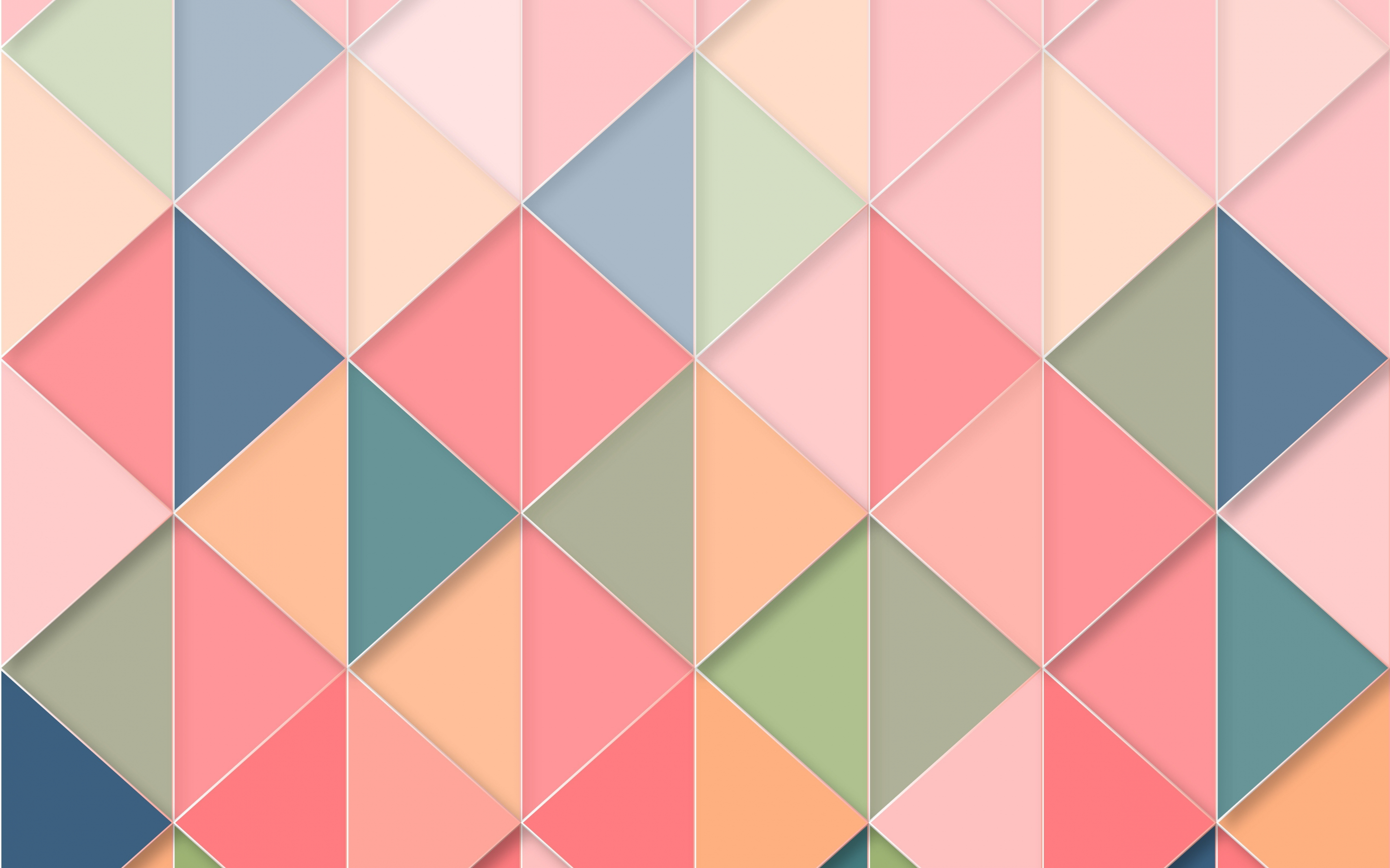 Triangles, geometric, abstract, pattern, 2880x1800 wallpaper