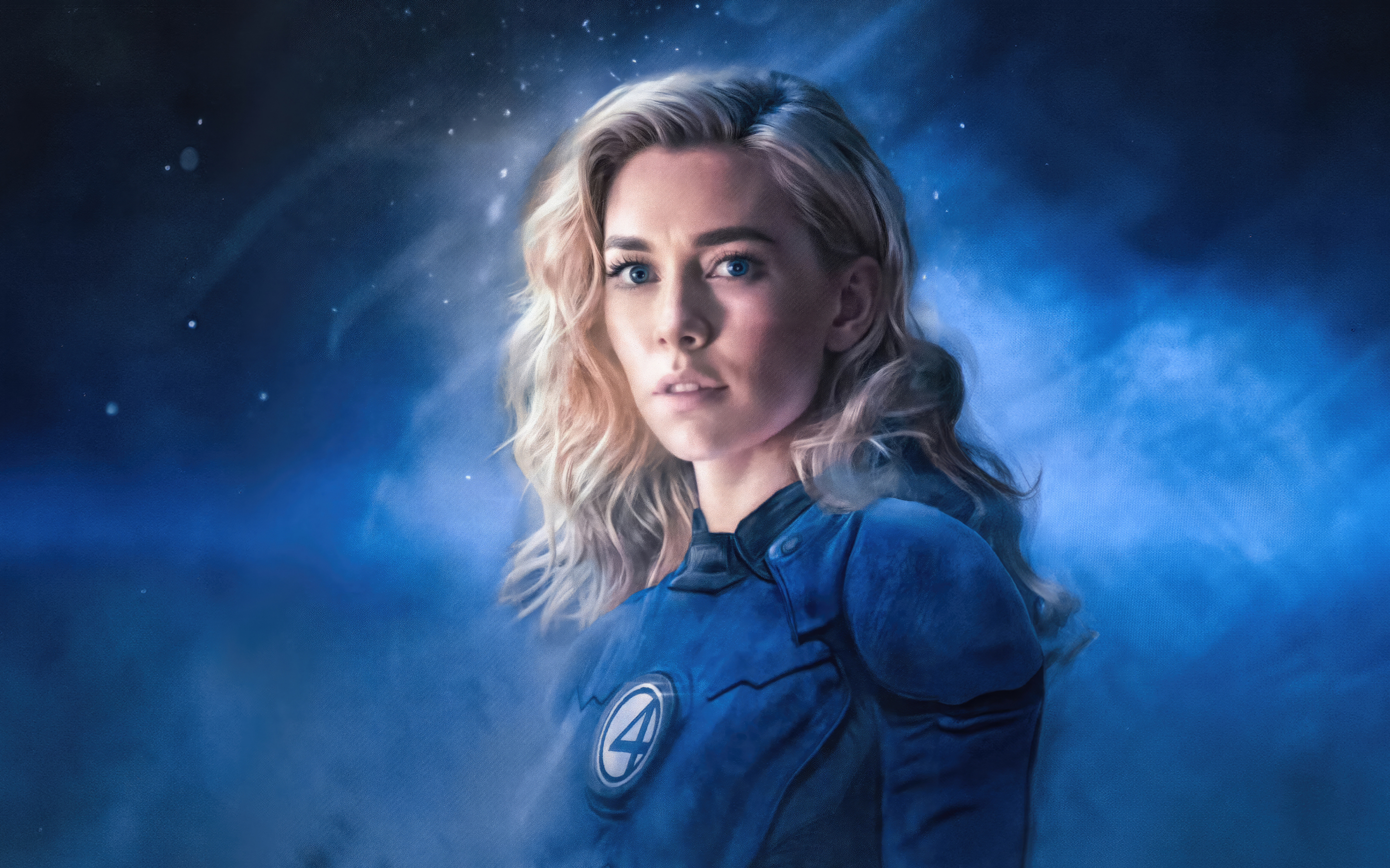 Sue storm of the Fantastic Four, Vanessa Kirby, movie, 2880x1800 wallpaper