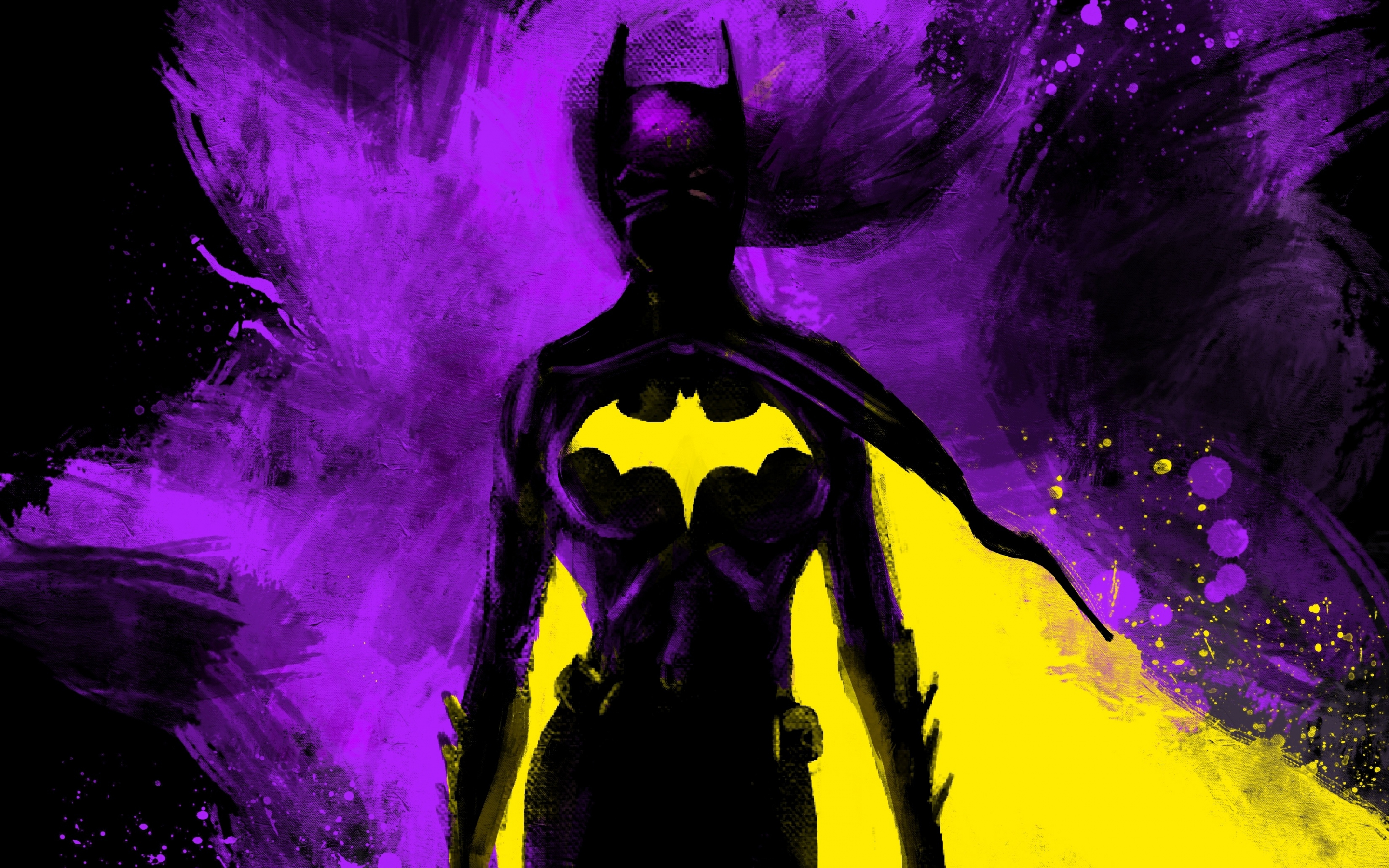 Batwoman, minimal, dark, art, 2880x1800 wallpaper