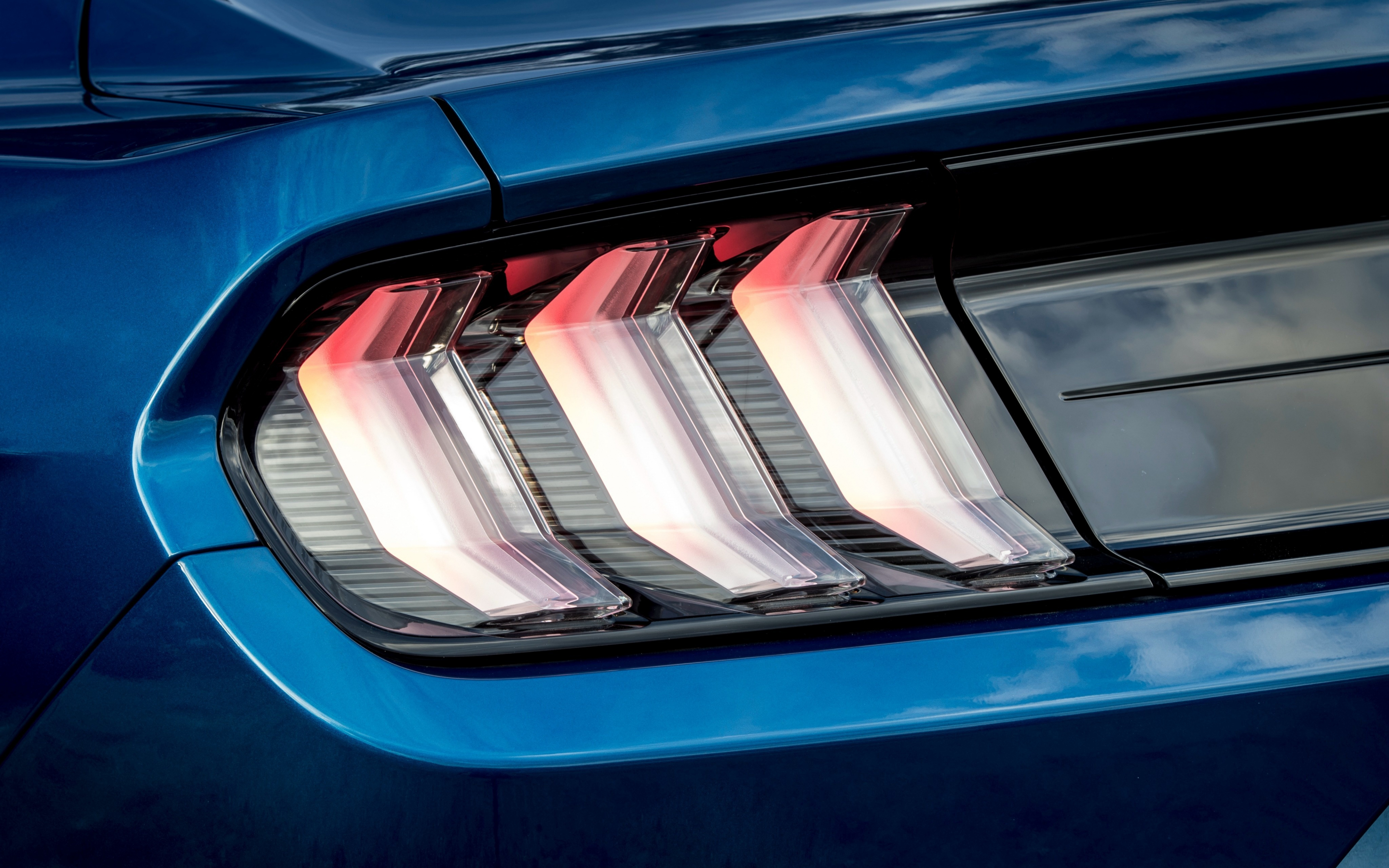 Ford Mustang, LED, Taillights, 2880x1800 wallpaper