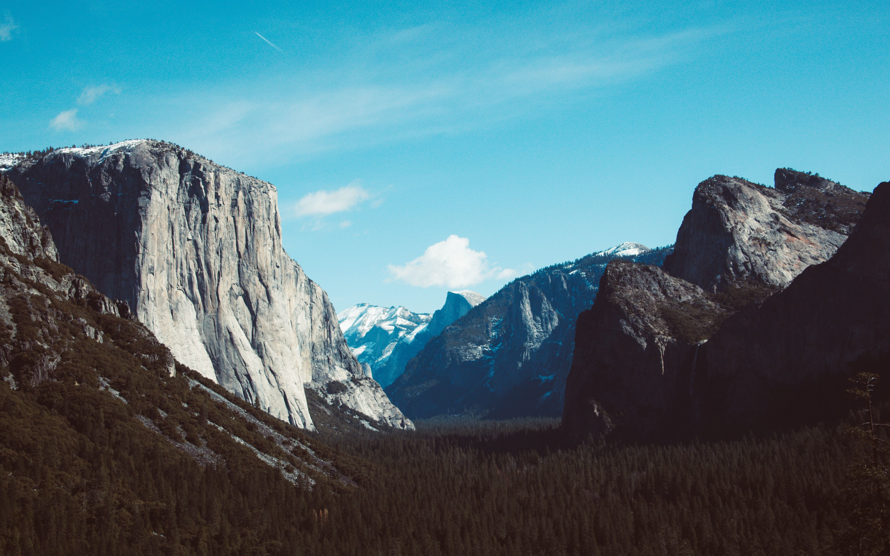 National park, nature, mountains, Yosemite valley, 2880x1800 wallpaper