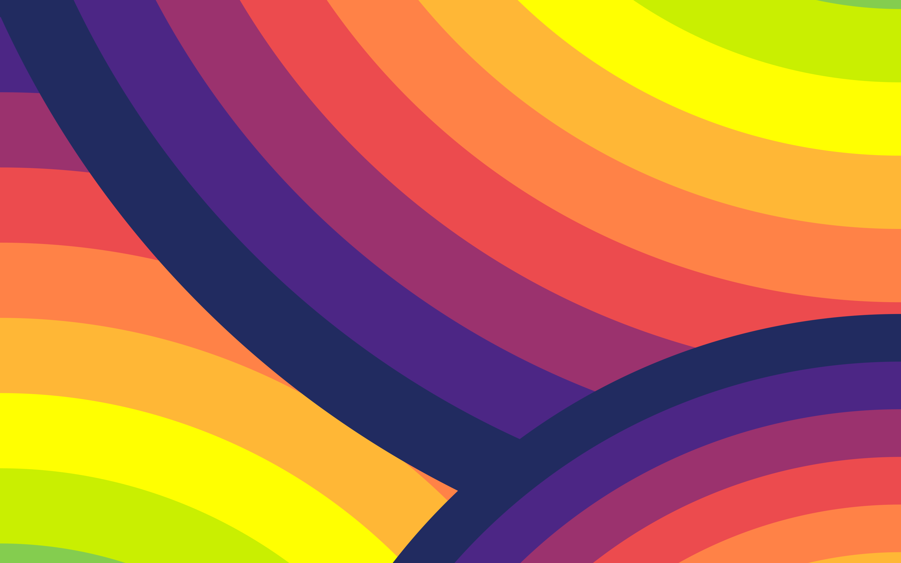 Abstract, circles, colorful, rainbow, 2880x1800 wallpaper